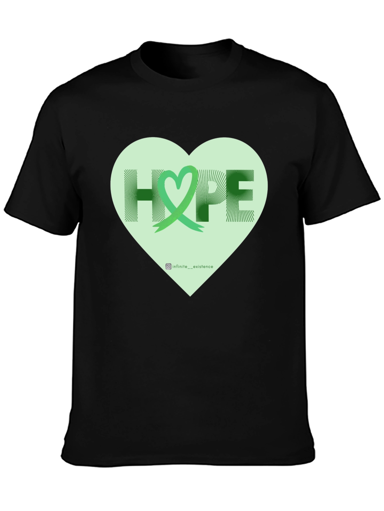 Hope Heart Graphic Tee - Inspiring Awareness Shirt