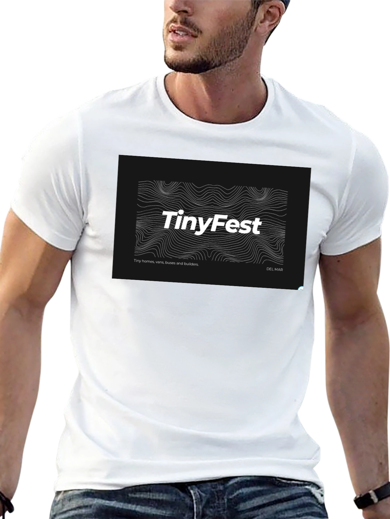 TinyFest Black T-Shirt - Tiny Homes Vans & Builders