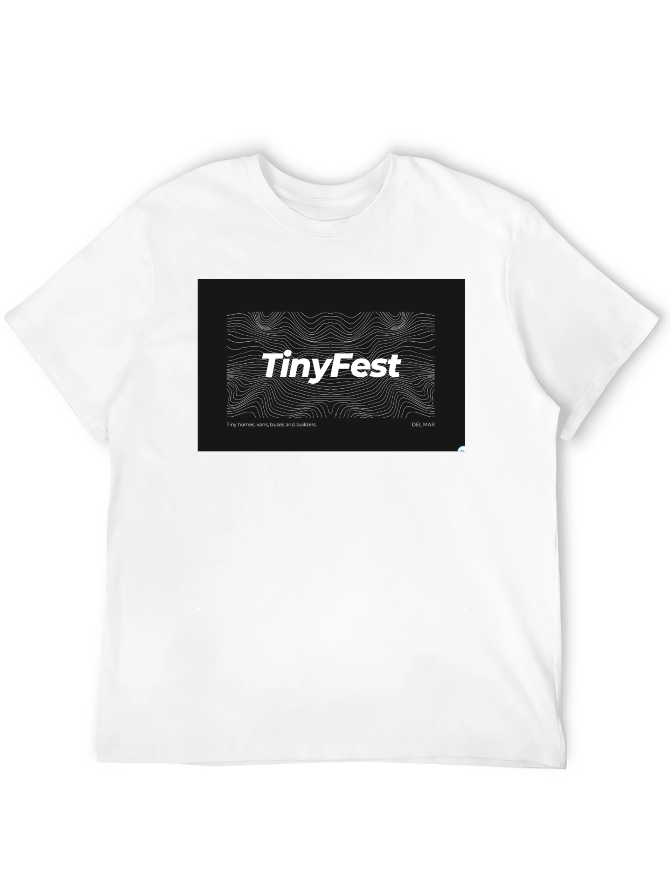TinyFest Black T-Shirt - Tiny Homes Vans & Builders
