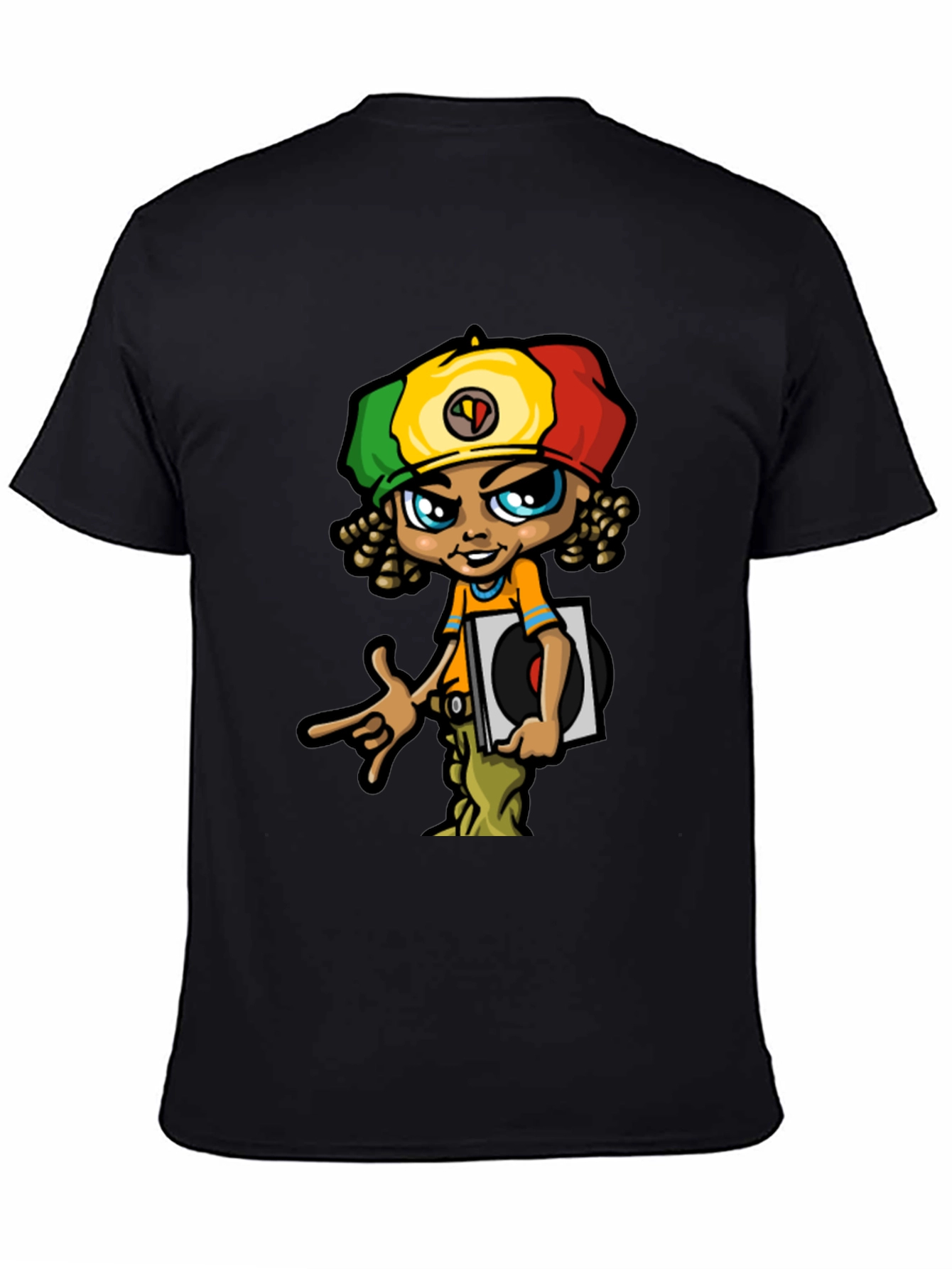 Rasta Vinyl Graphic T-Shirt - Unique Design