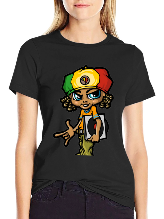 Rasta Vinyl Graphic T-Shirt - Unique Design