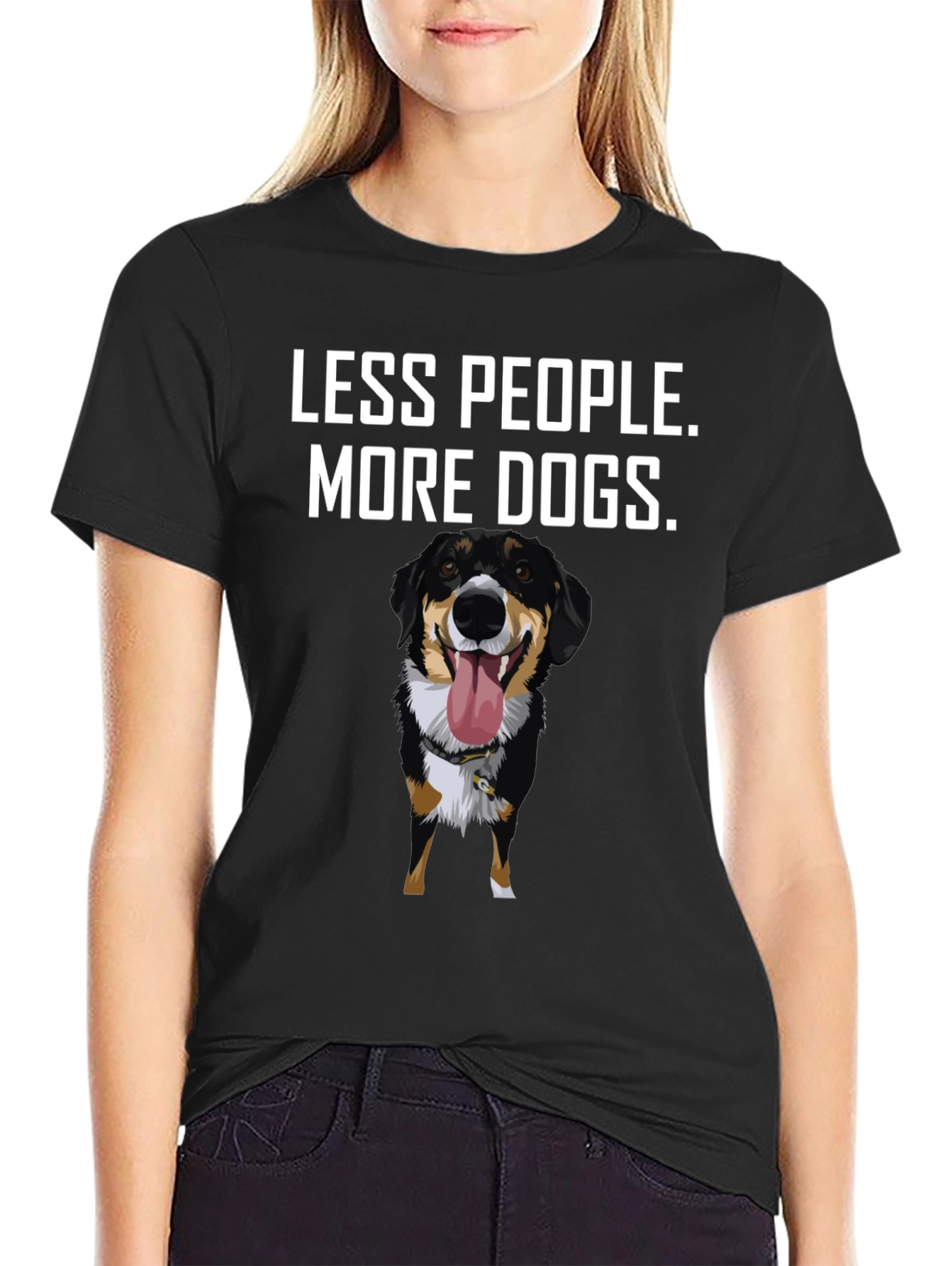Less People More Dogs T-Shirt
