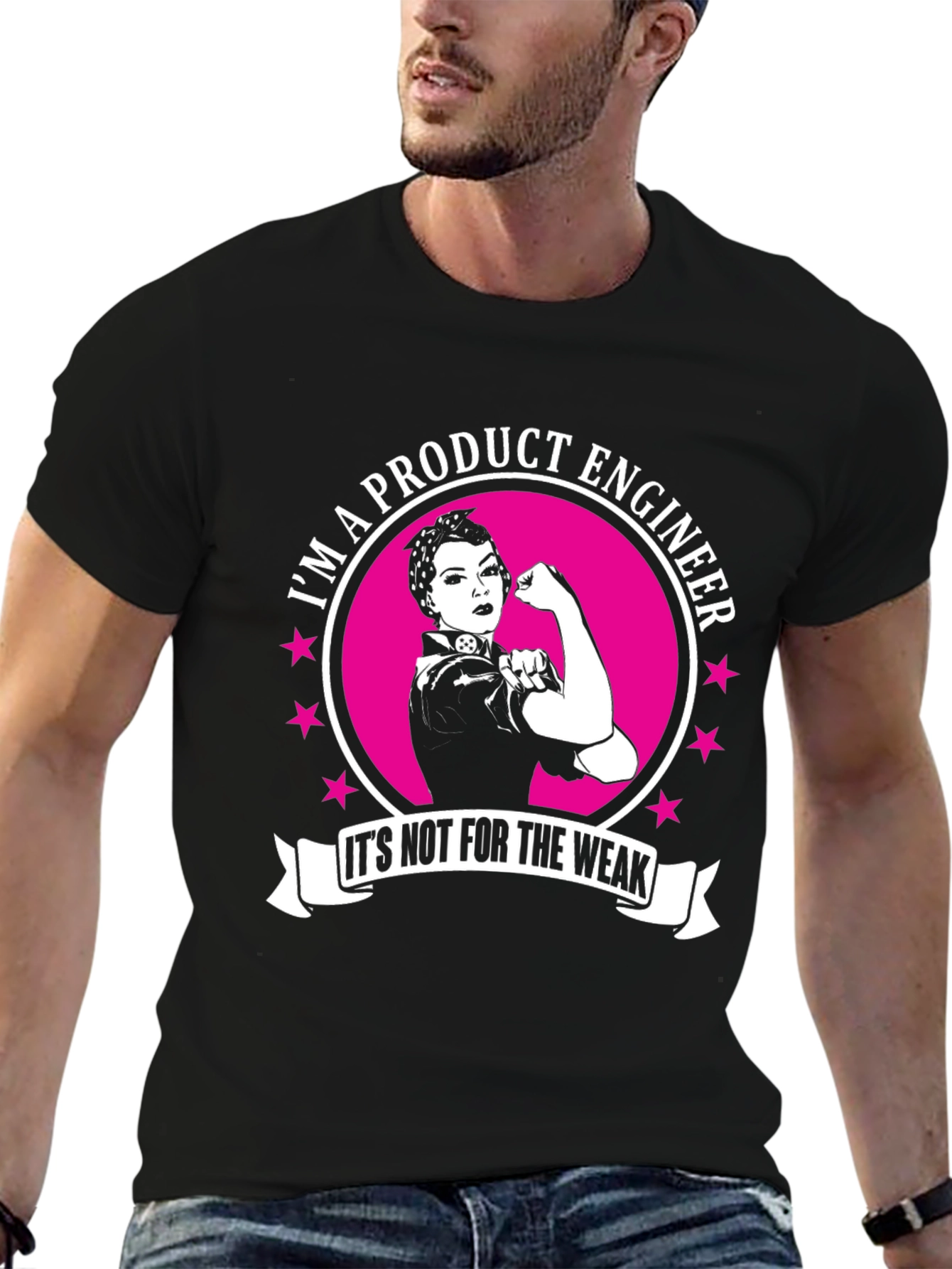 Product Engineer Womens T-Shirt - Strong Female Design