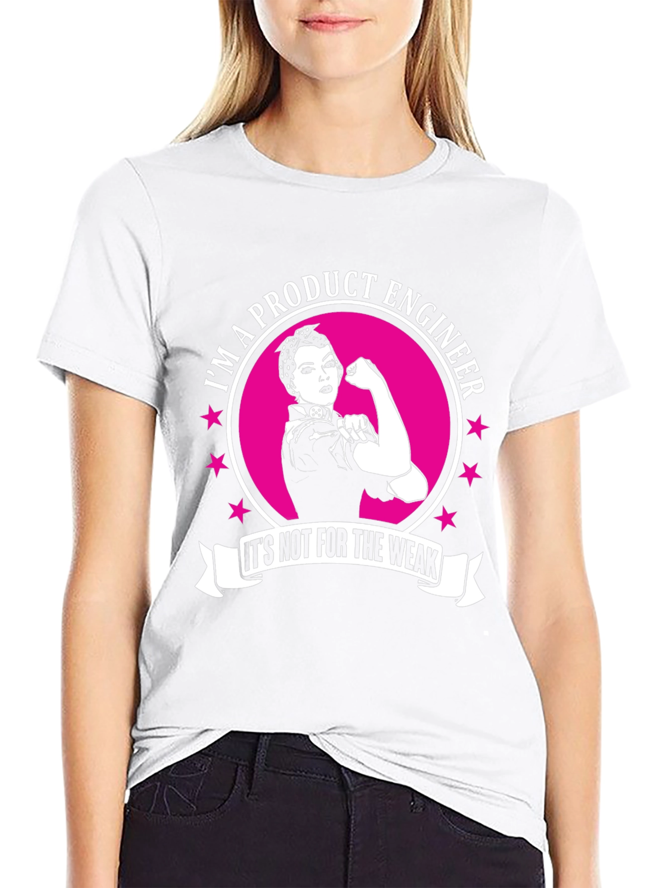 Product Engineer Womens T-Shirt - Strong Female Design