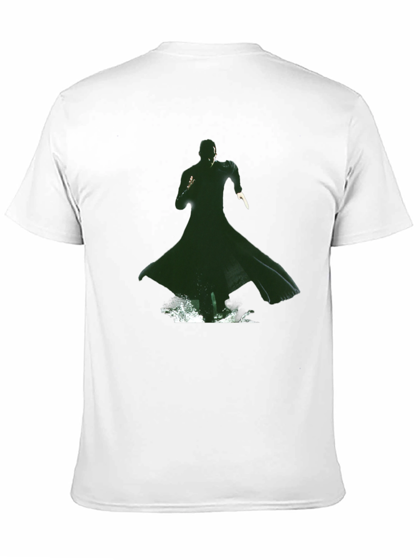 Matrix Green Silhouette Graphic Tee