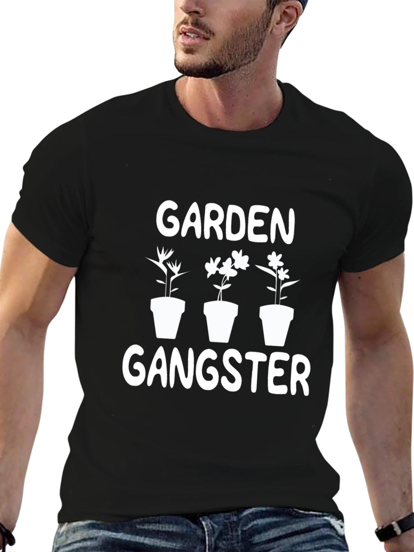 Garden Gangster T-Shirt - Funny Gardening Tee