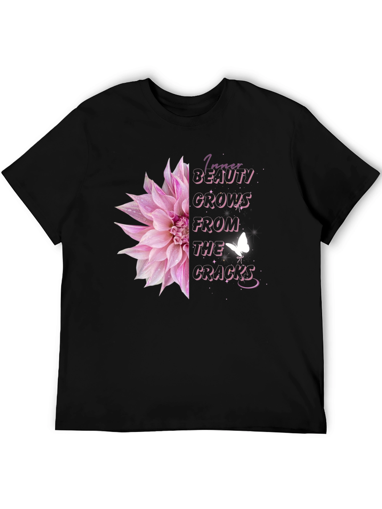 Floral Inspirational T-Shirt - Inner Beauty