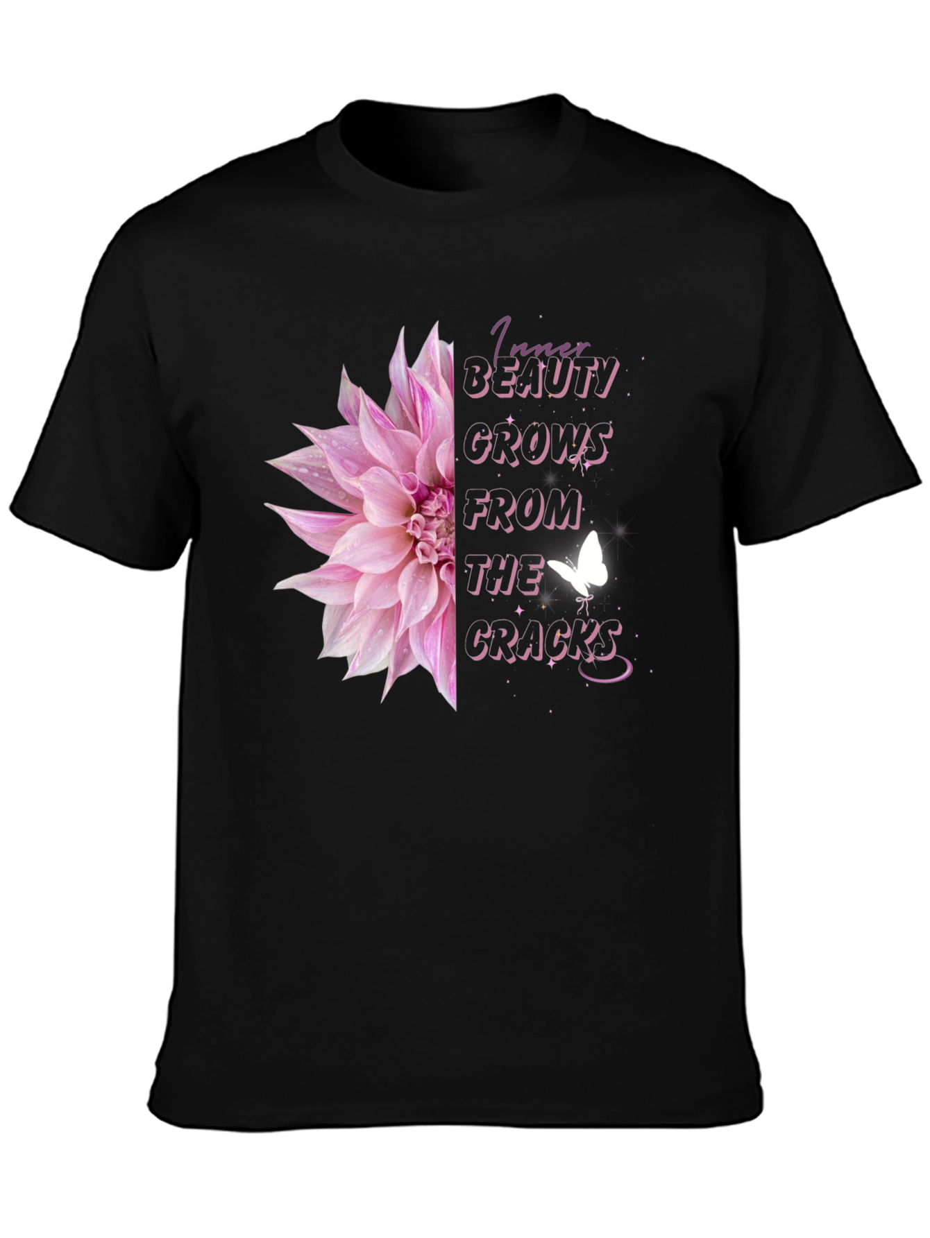 Floral Inspirational T-Shirt - Inner Beauty