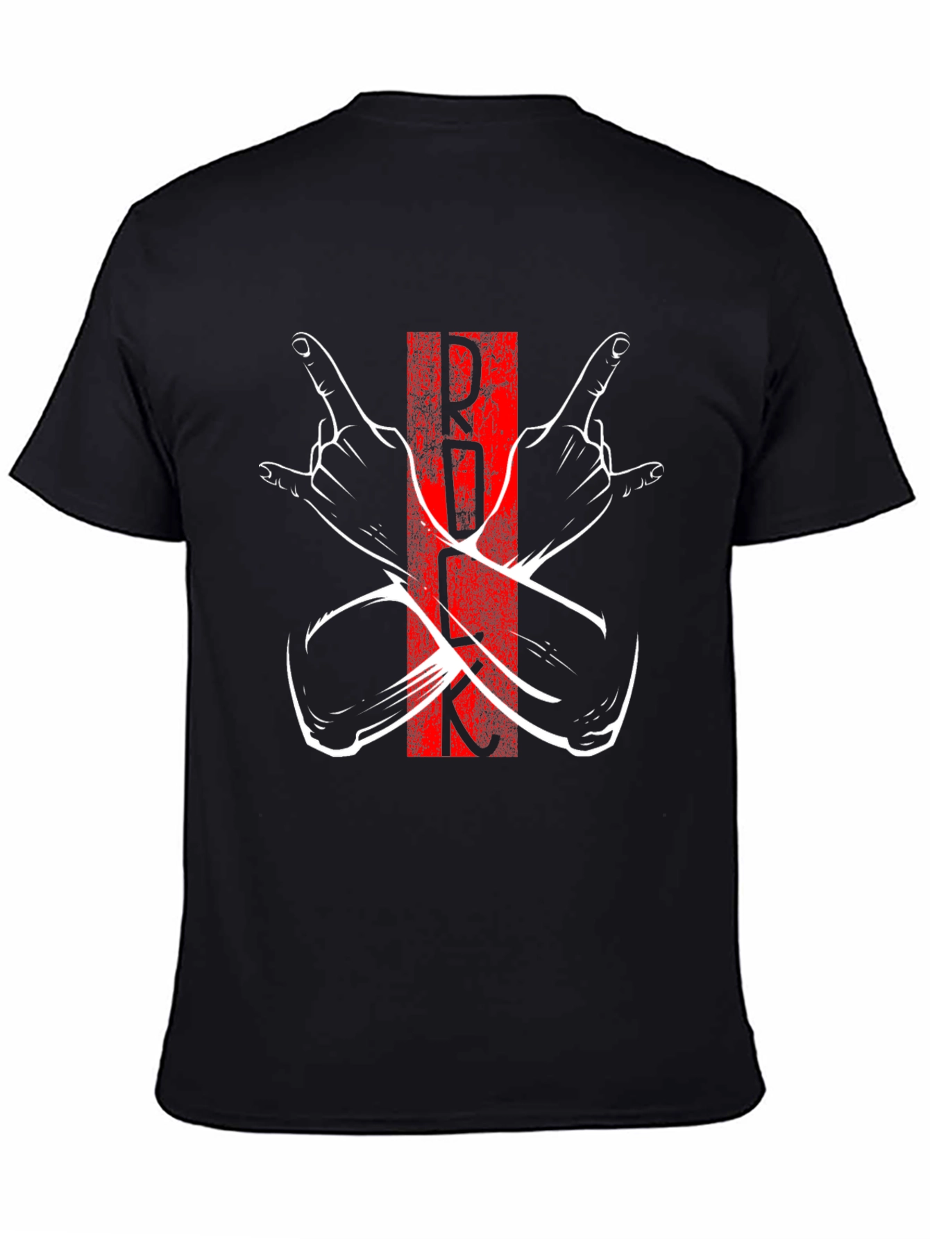 Rock On Graphic T-Shirt - Black