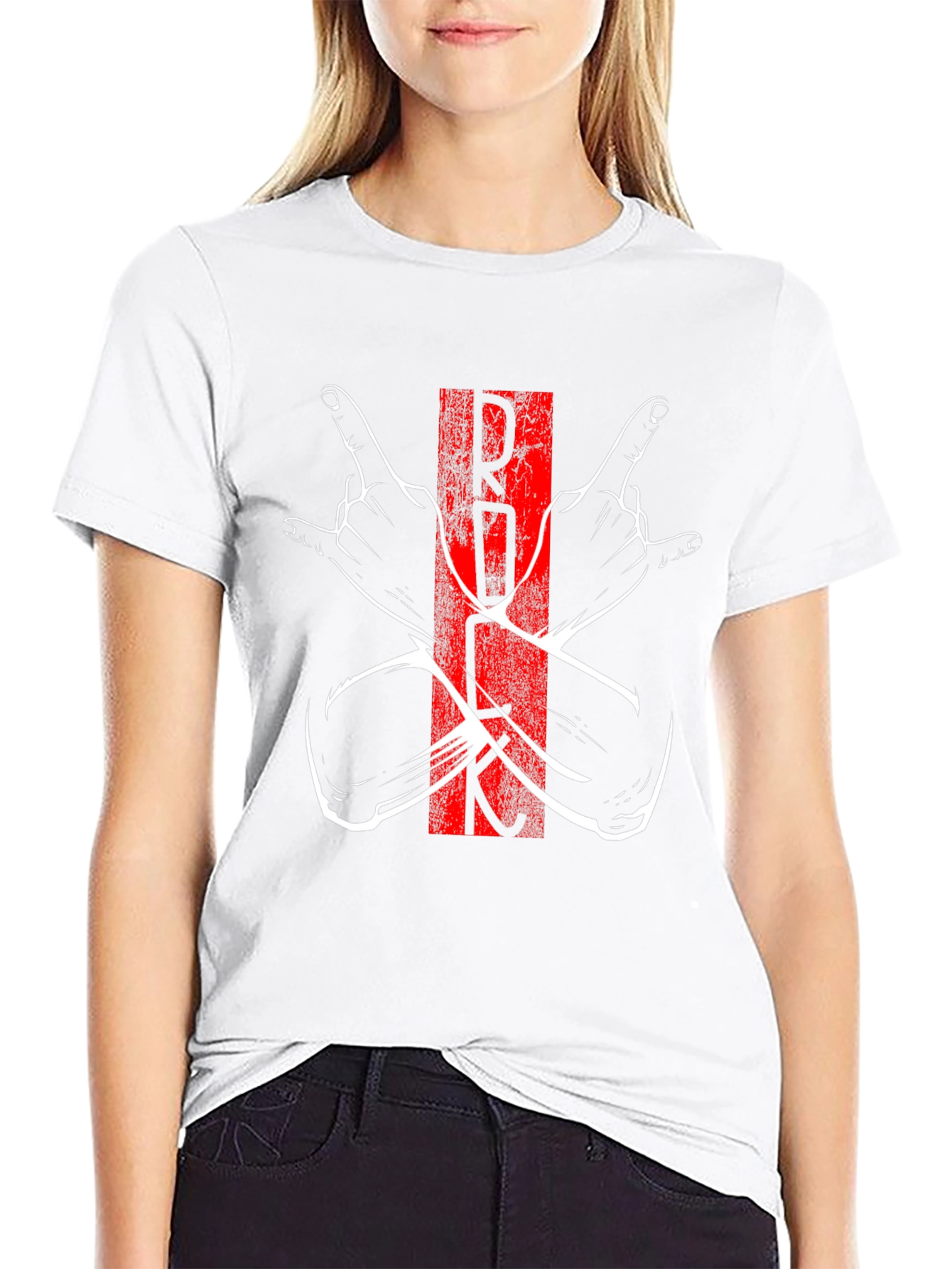 Rock On Graphic T-Shirt - Black