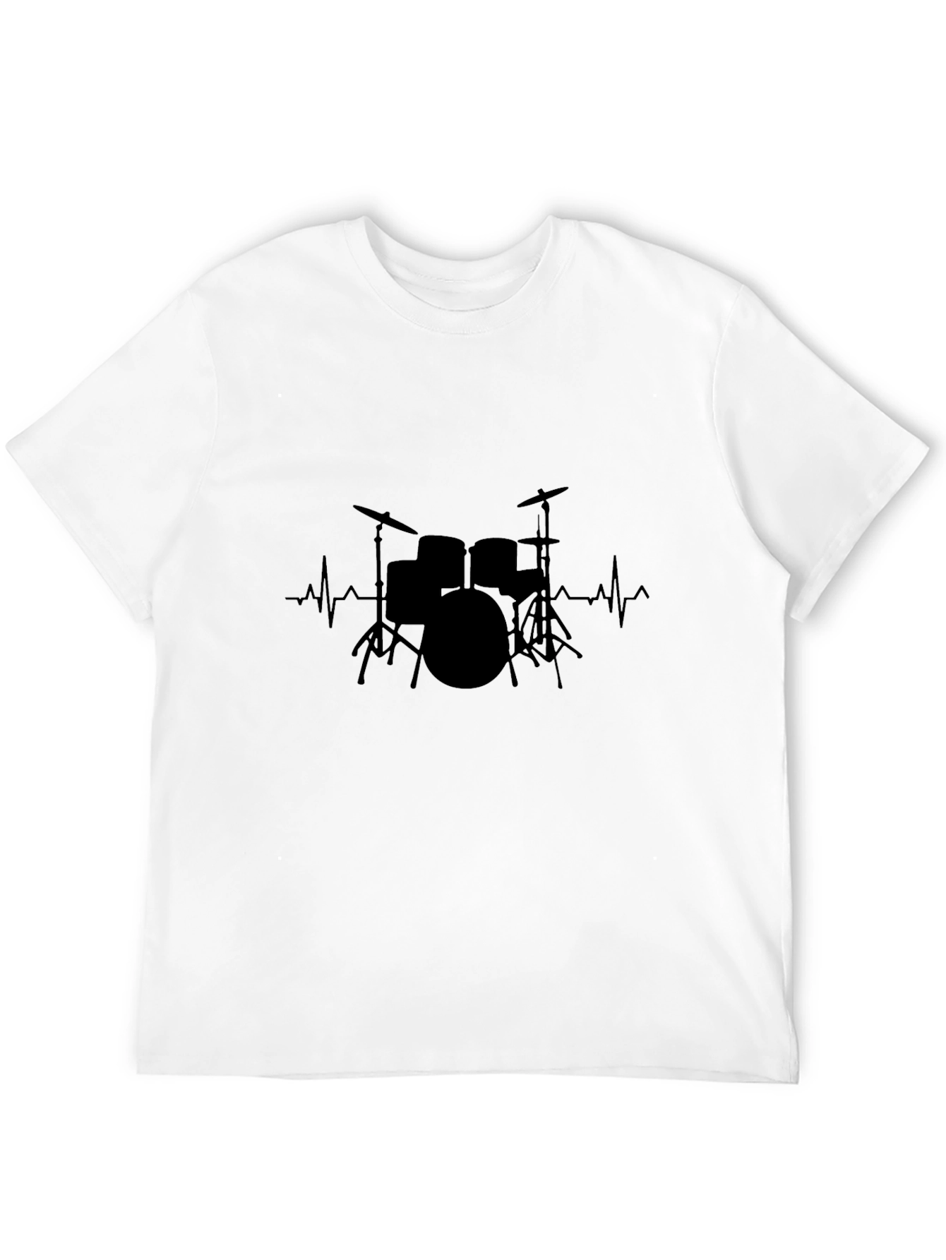 Drumbeat Heartbeat T-Shirt - Black