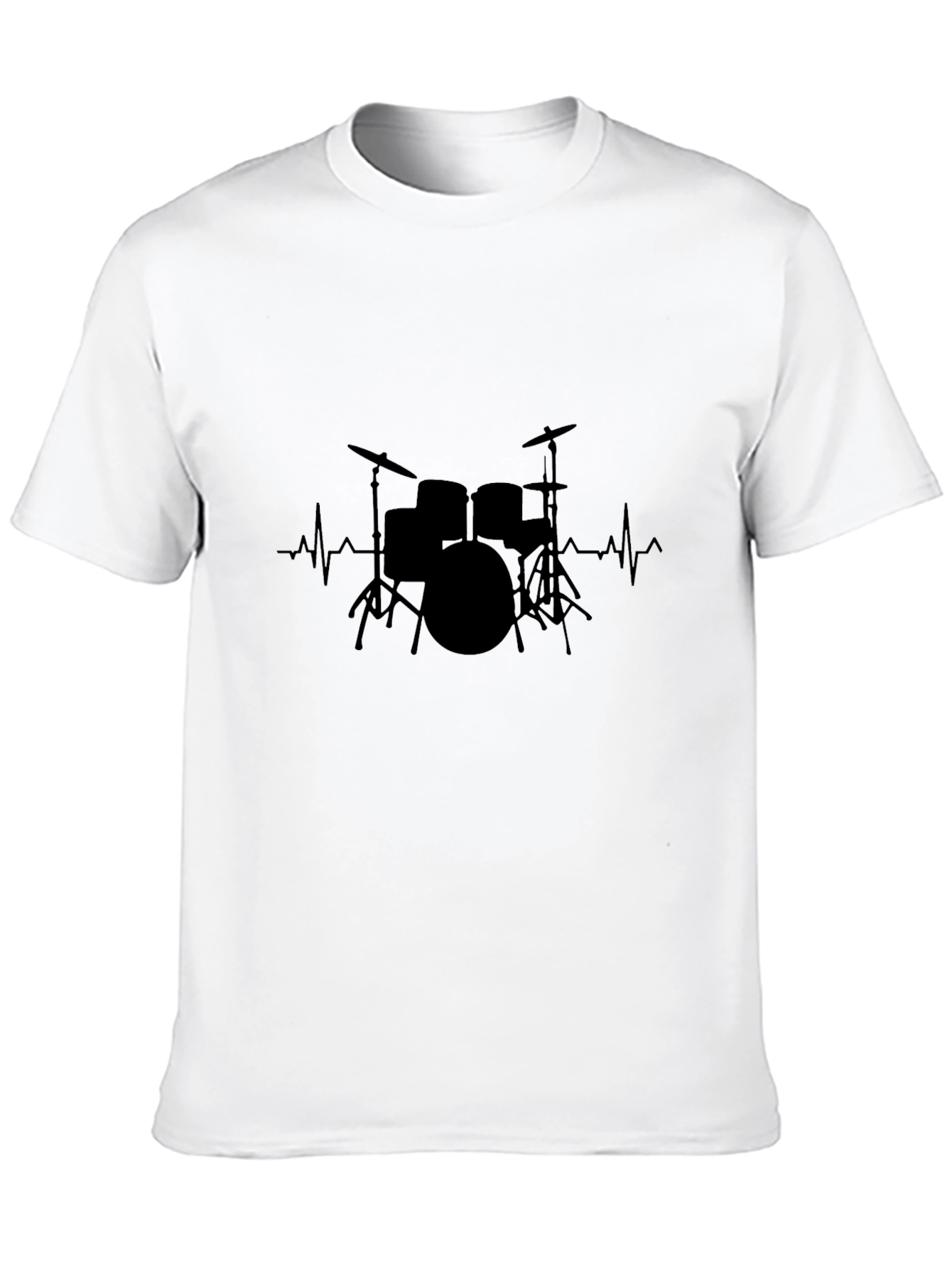 Drumbeat Heartbeat T-Shirt - Black