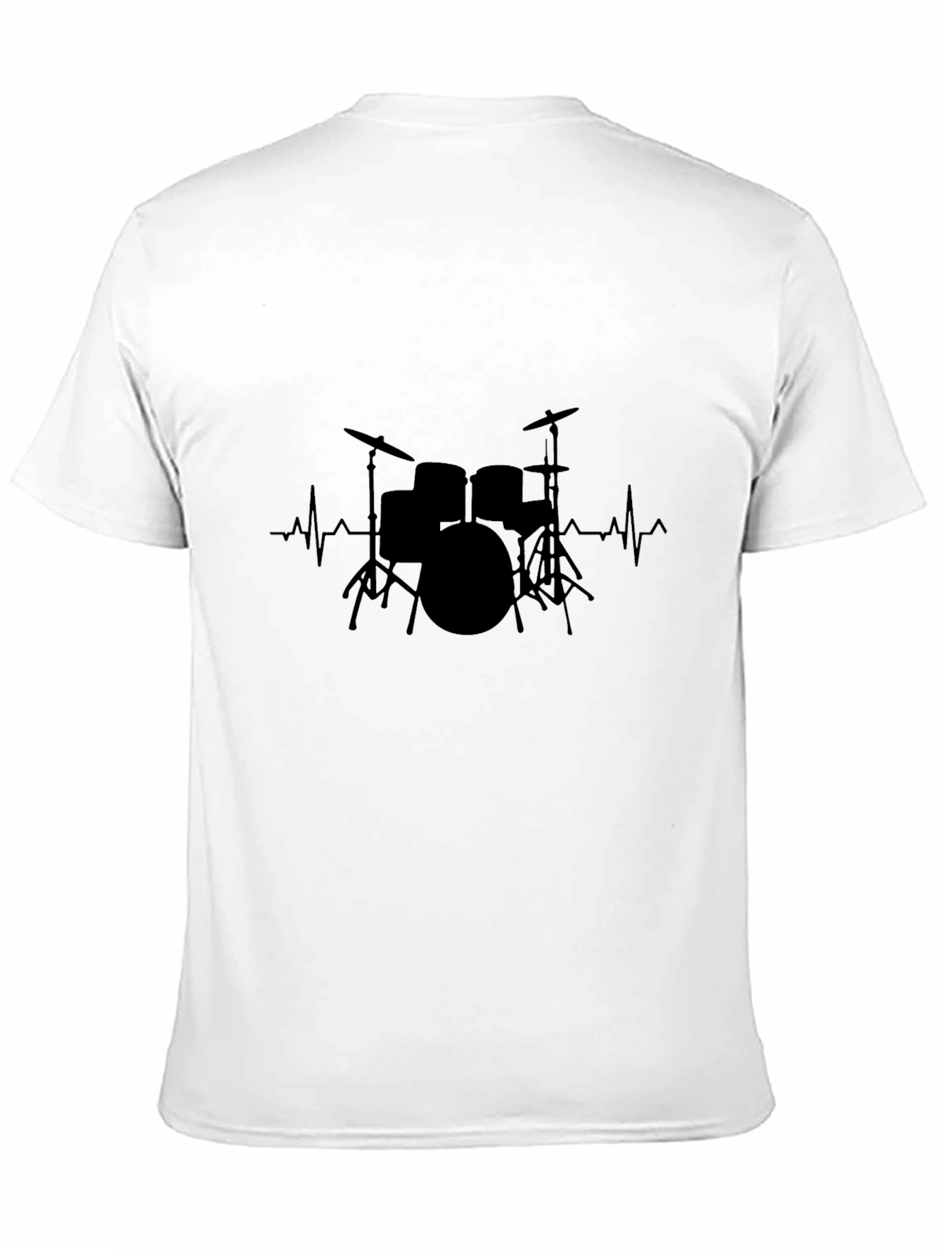 Drumbeat Heartbeat T-Shirt - Black