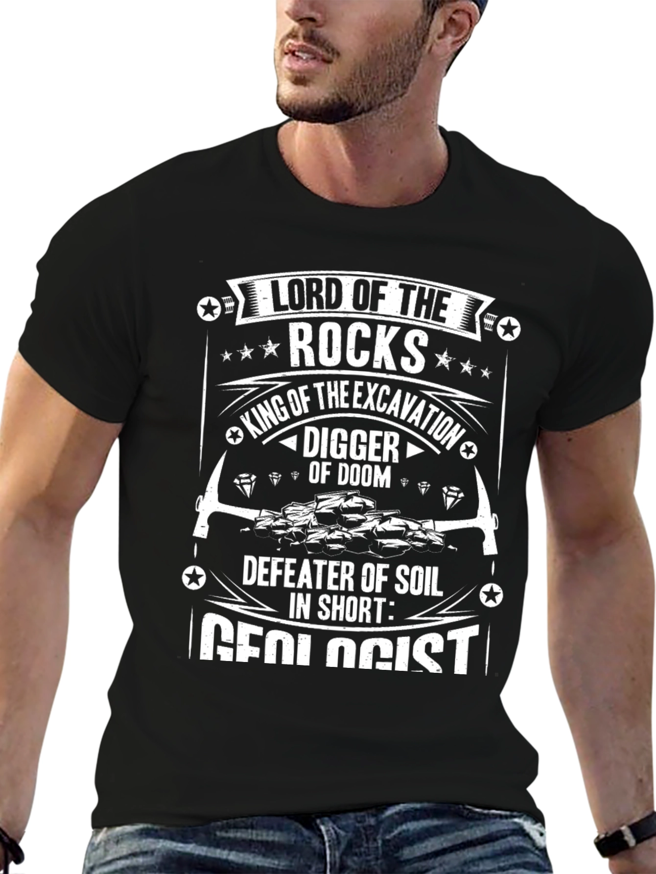 Lord of the Rocks Geologist Graphic Tee