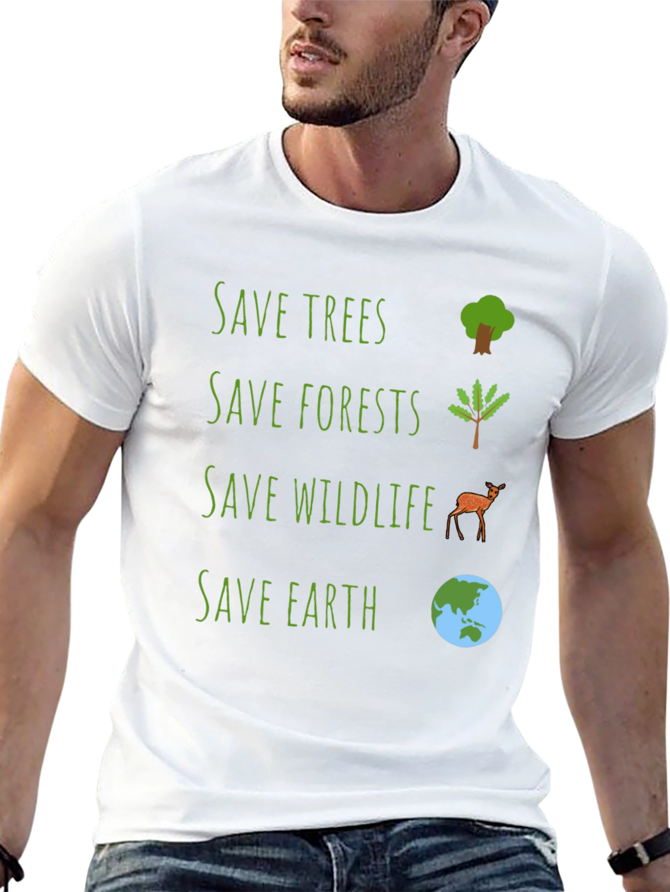 Save the Planet Graphic T-Shirt