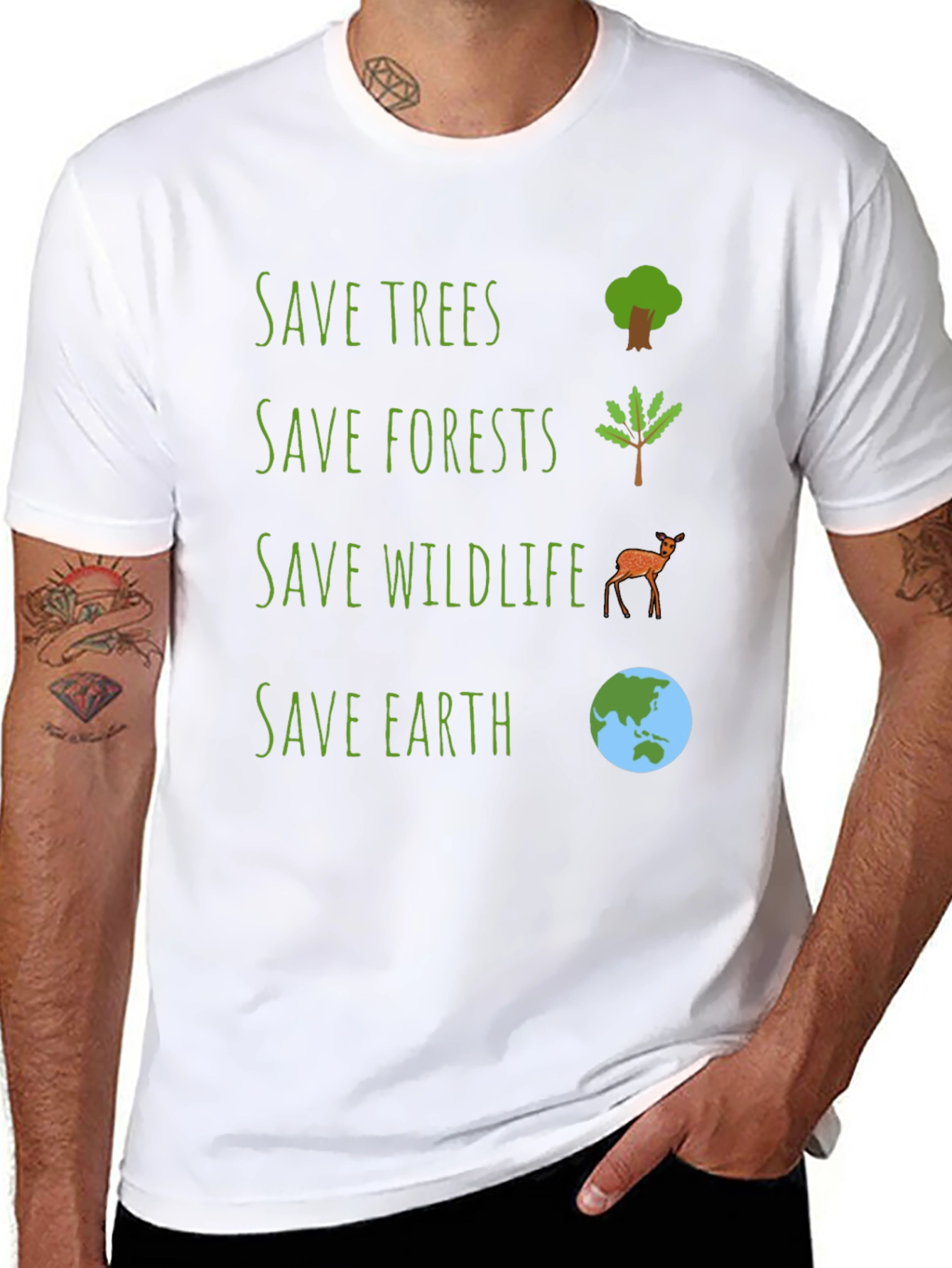 Save the Planet Graphic T-Shirt