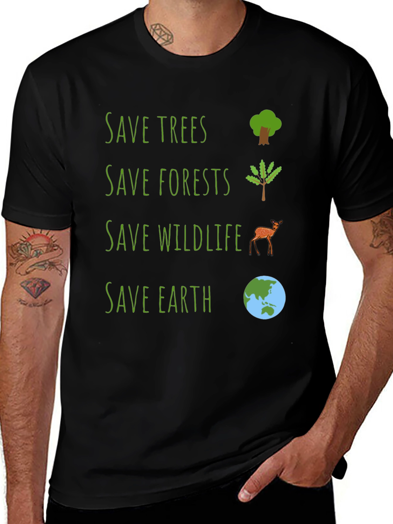 Save the Planet Graphic T-Shirt