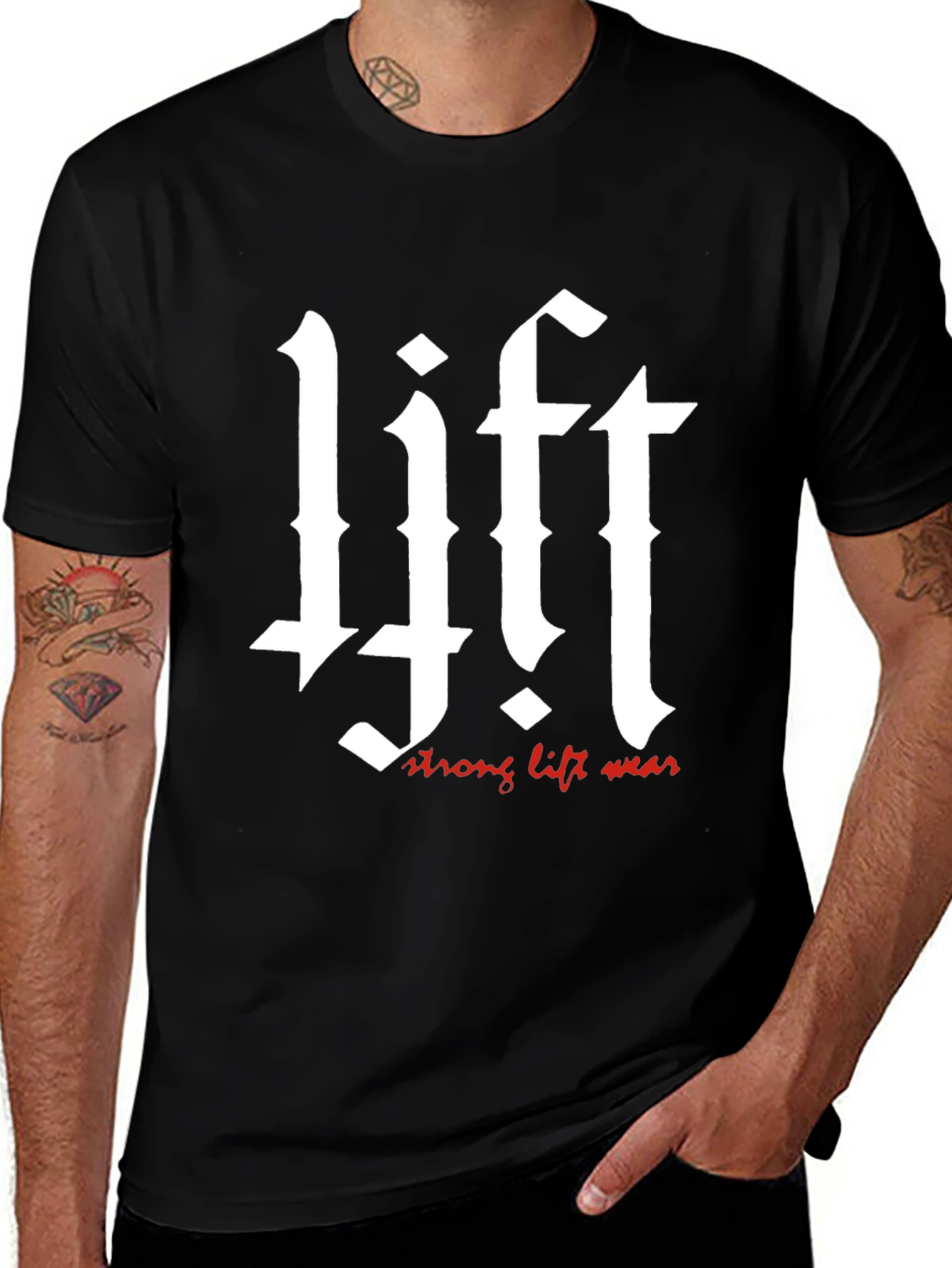 Lift Strong Lift Wear Black T-Shirt