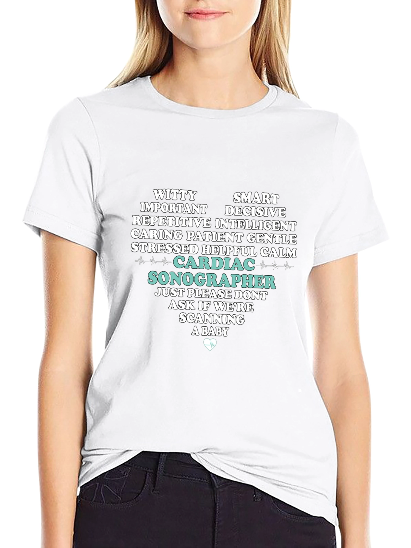 Cardiac Sonographer T-Shirt - Funny Gift