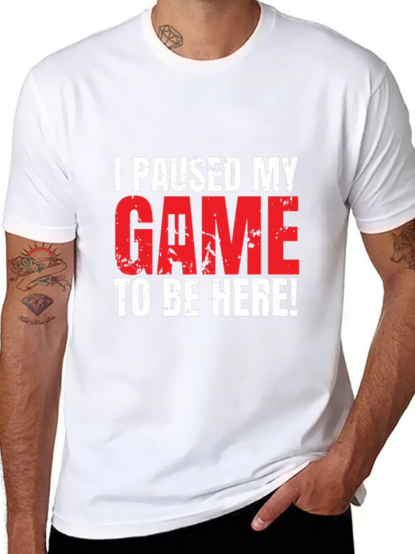 Gamer T-Shirt: I Paused My Game To Be Here!