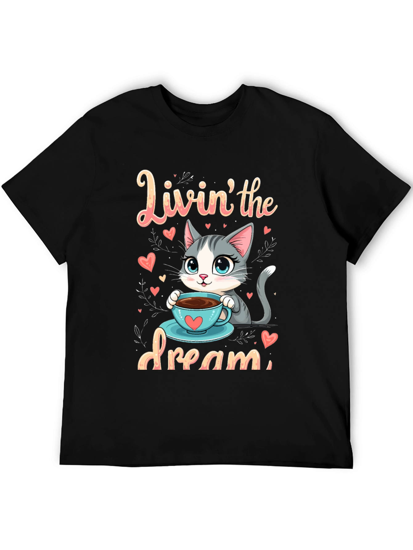 Livin the Dream Cat T-Shirt