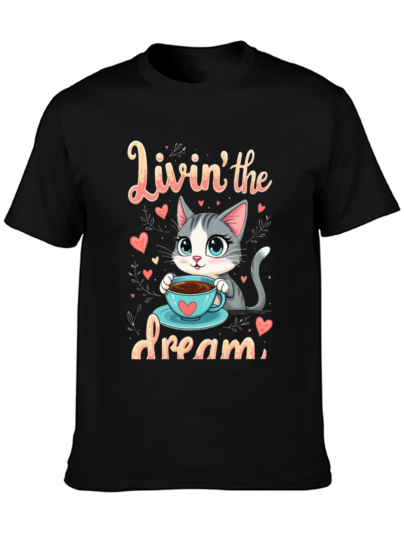 Livin the Dream Cat T-Shirt