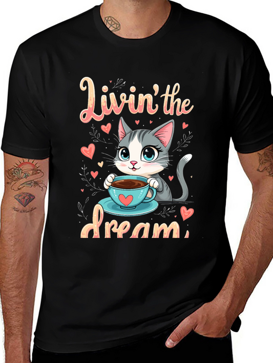 Livin the Dream Cat T-Shirt