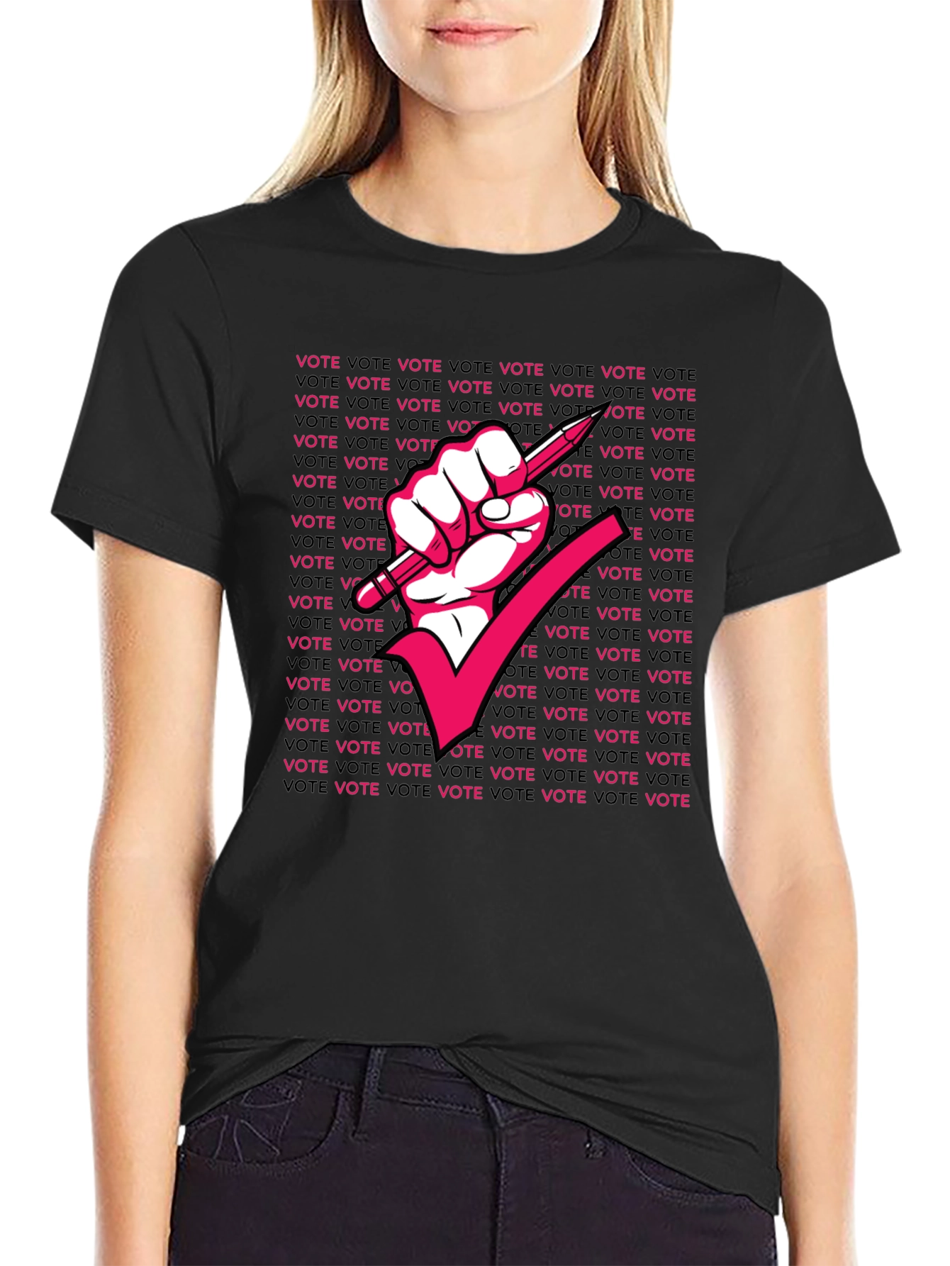 Vote Fist Graphic Tee - Make Your Voice Heard!