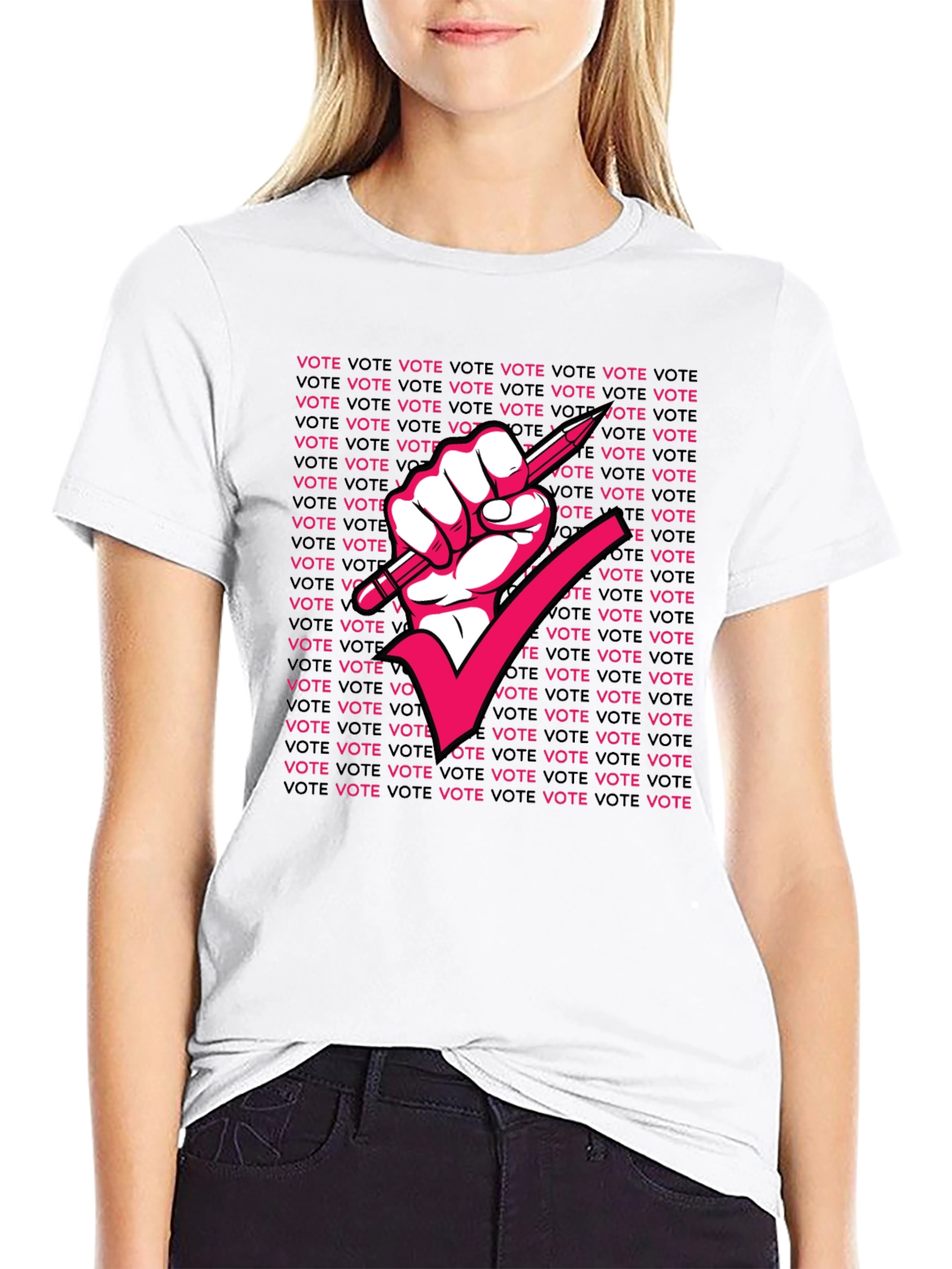 Vote Fist Graphic Tee - Make Your Voice Heard!