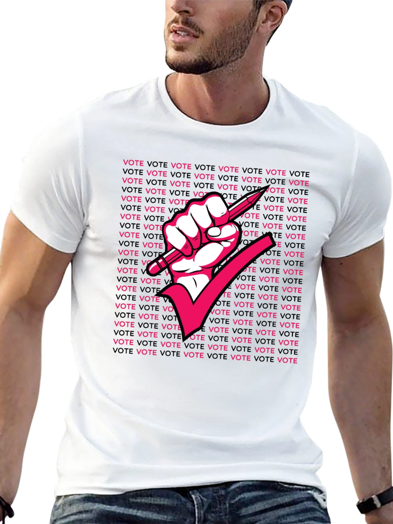 Vote Fist Graphic Tee - Make Your Voice Heard!