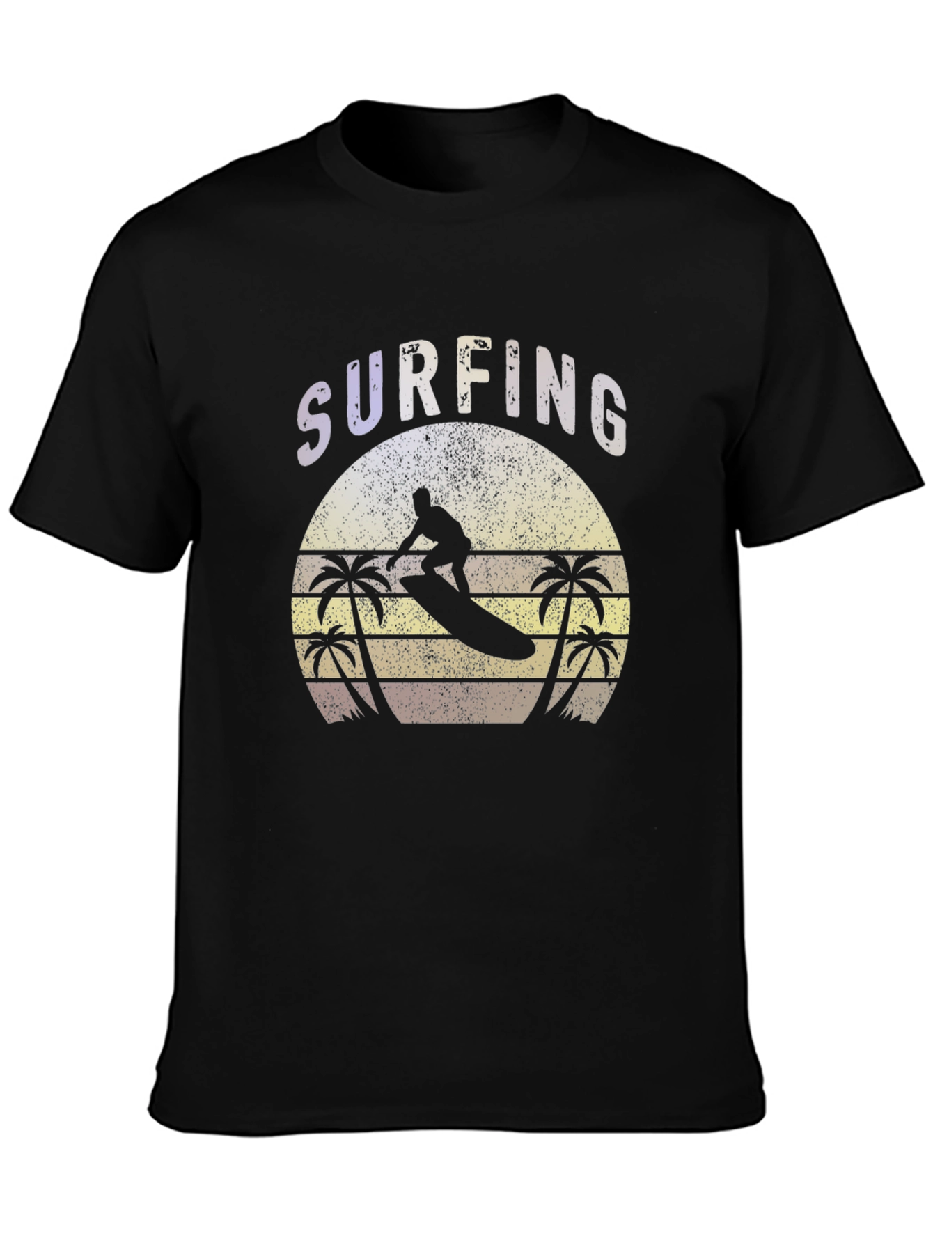 Surfing Graphic T-Shirt: Retro Style