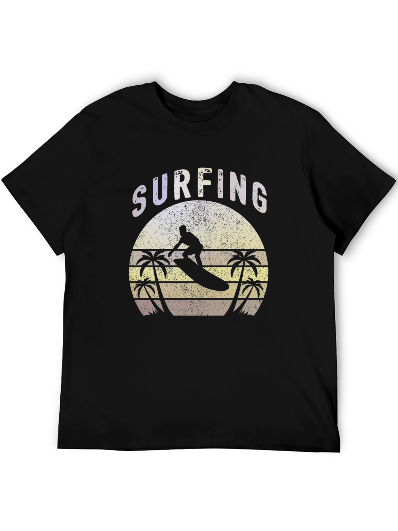 Surfing Graphic T-Shirt: Retro Style