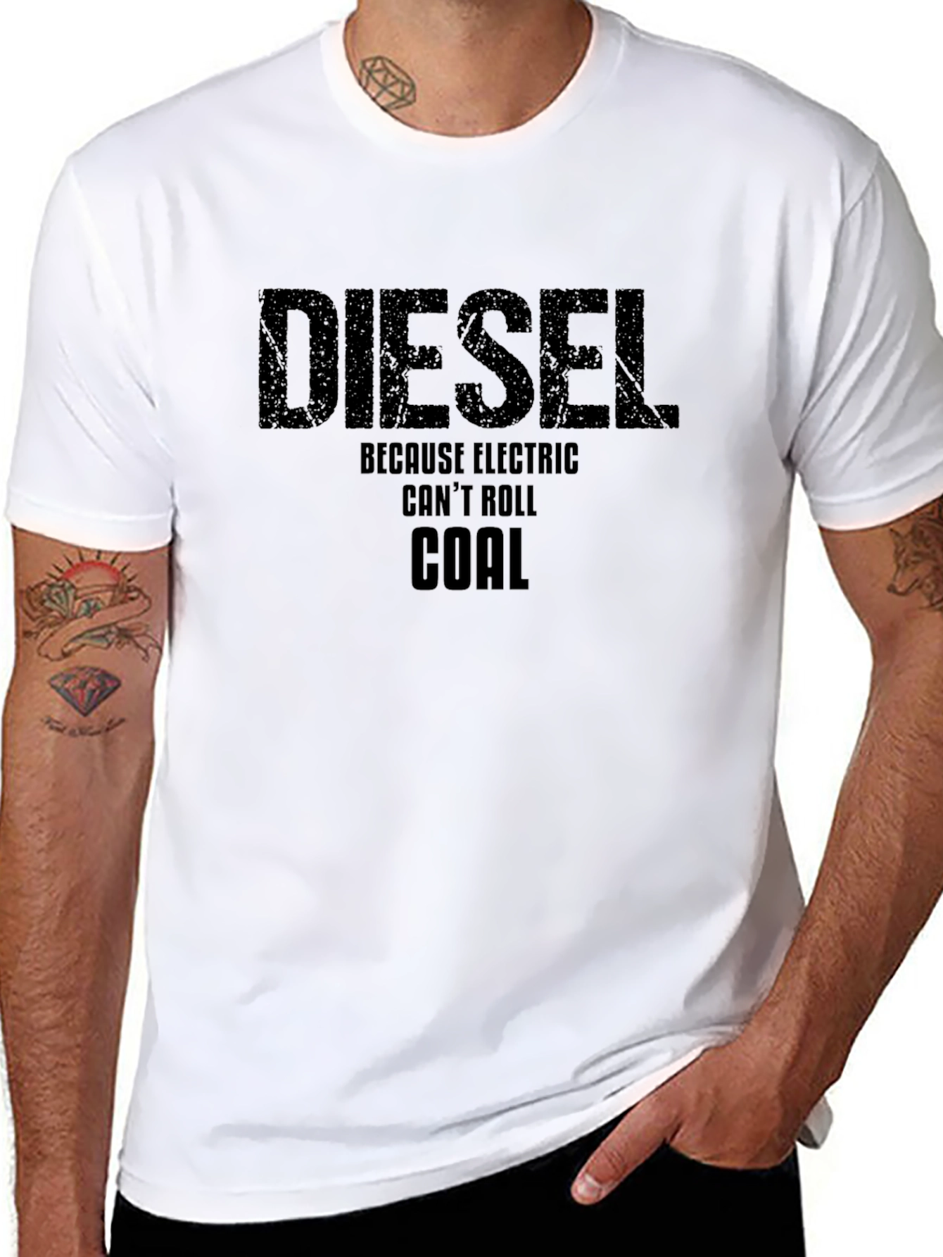 Diesel Because Electric Cant Roll Coal T-Shirt