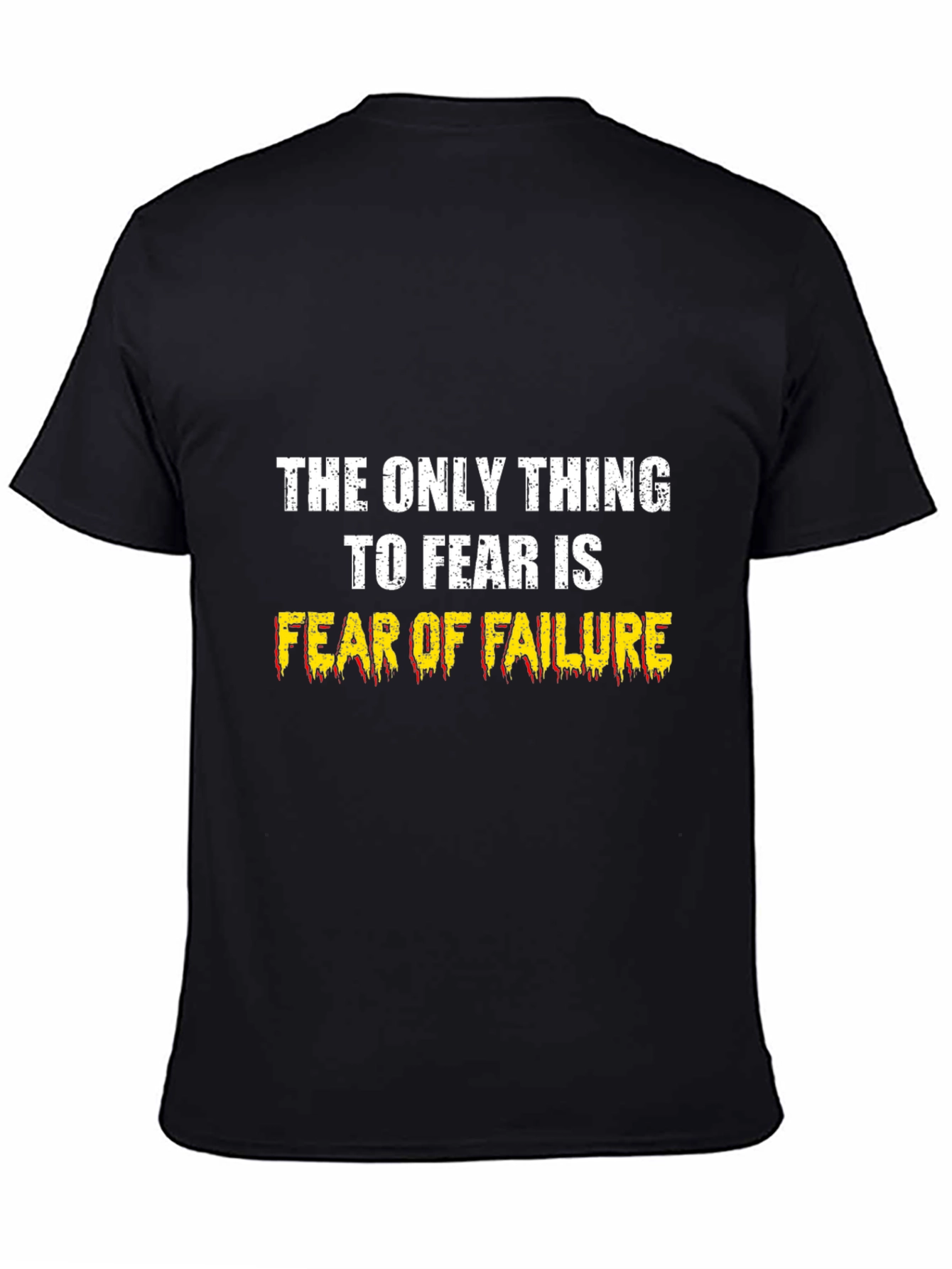 Fear of Failure Black Graphic T-Shirt