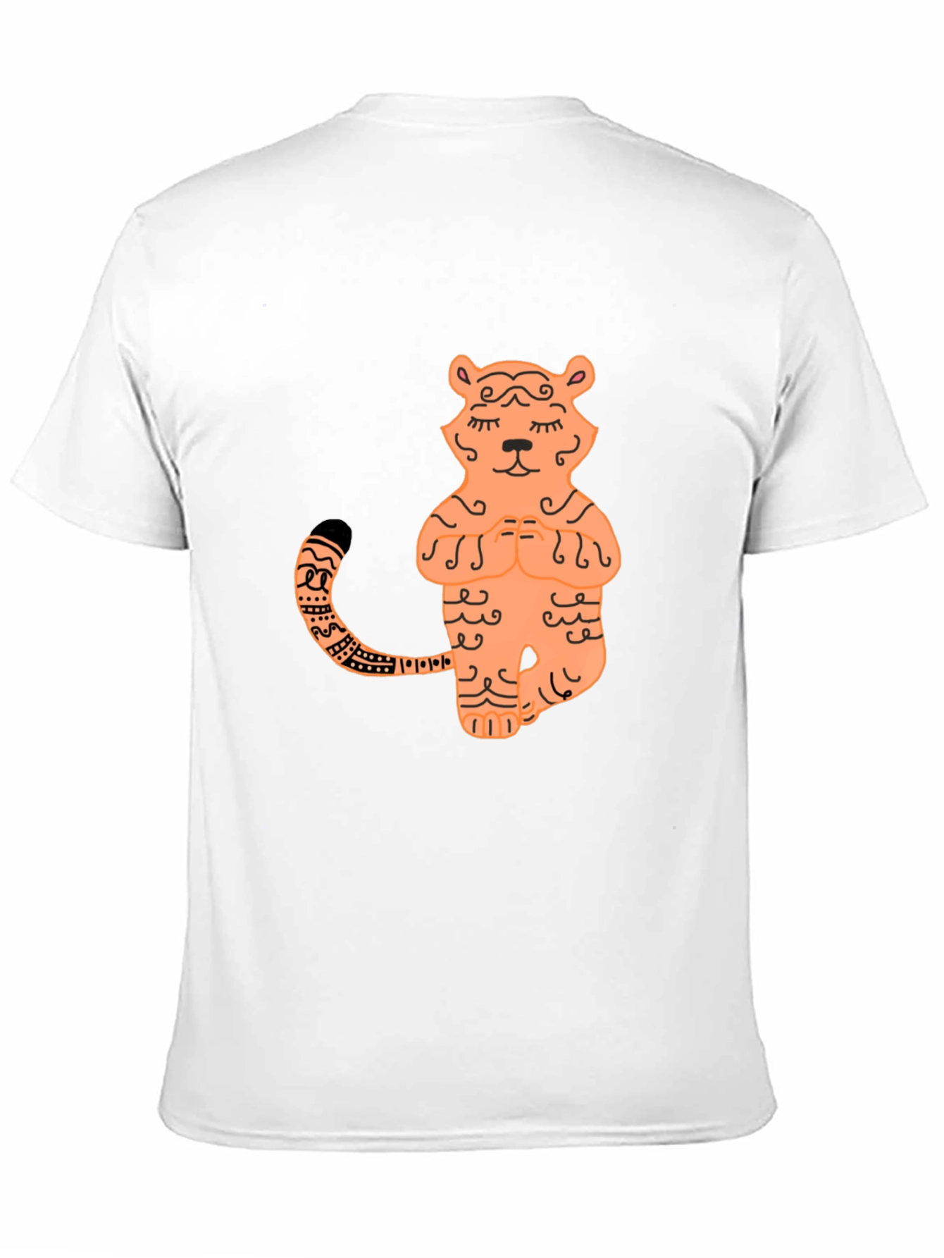 Zen Tiger Graphic Tee - Stylish Yoga T-Shirt