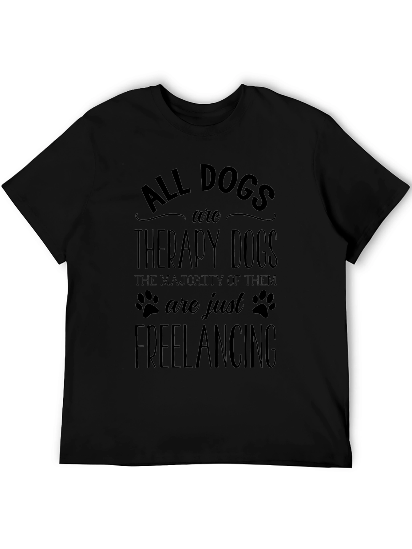 All Dogs are Therapy Dogs Graphic Tee