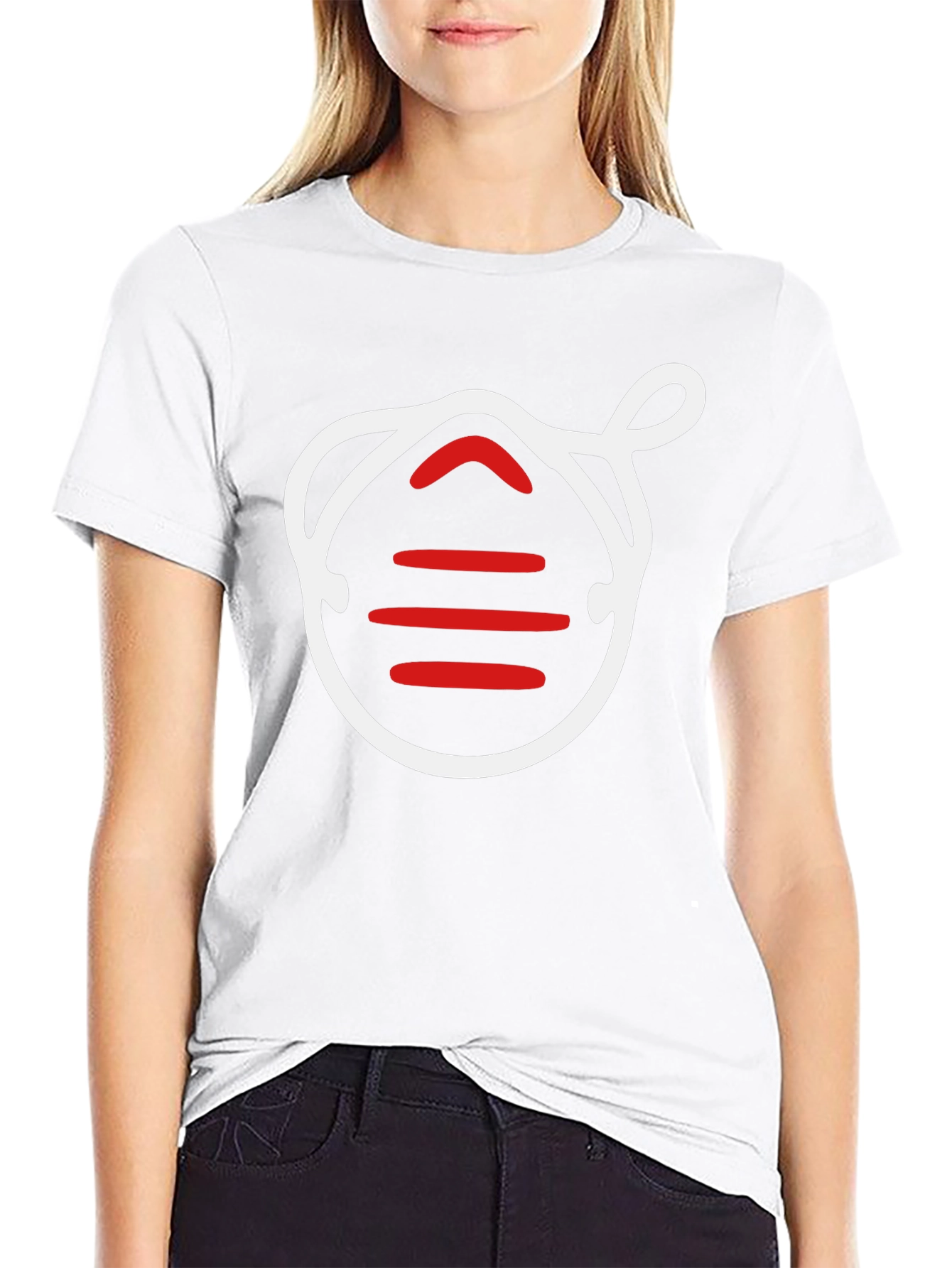 Graphic Tee: Mask Life Black T-Shirt
