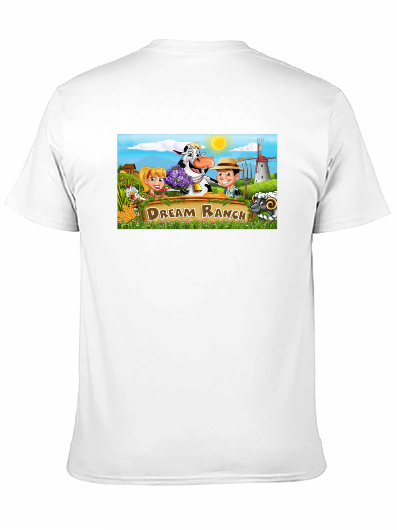 Dream Ranch Graphic T-Shirt - Black Fun Farm Theme