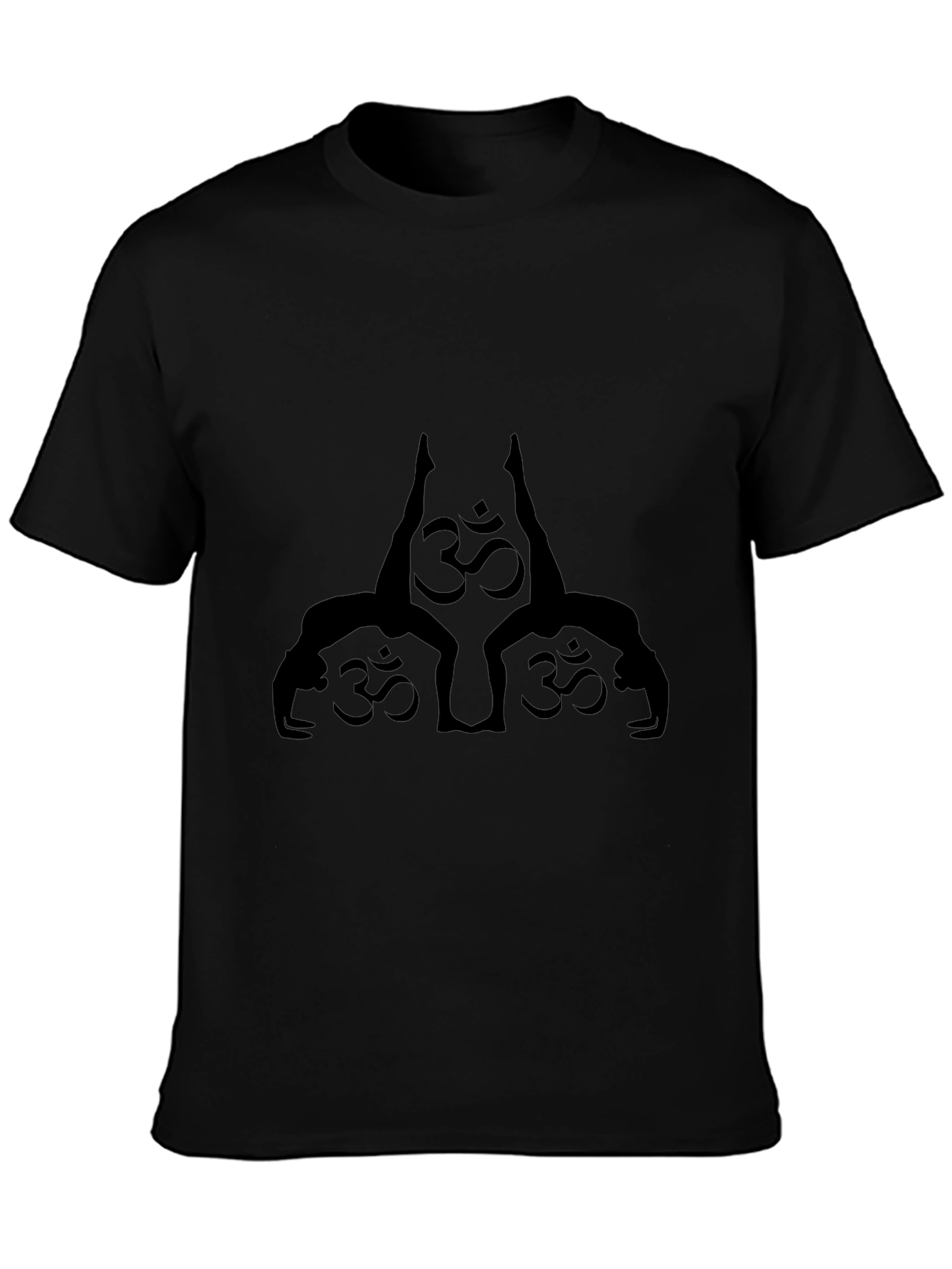 Yoga Om Symbol Black T-Shirt