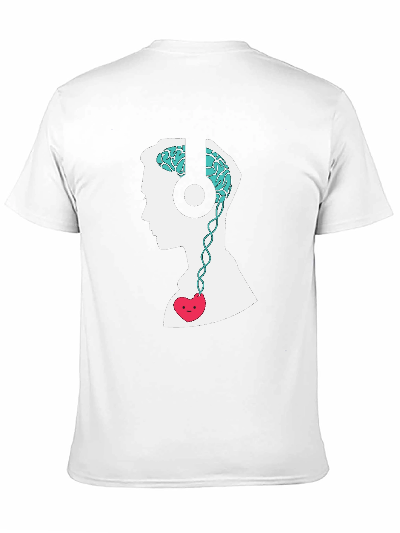 Brain & Heart Music T-Shirt - Stylish Graphic Tee