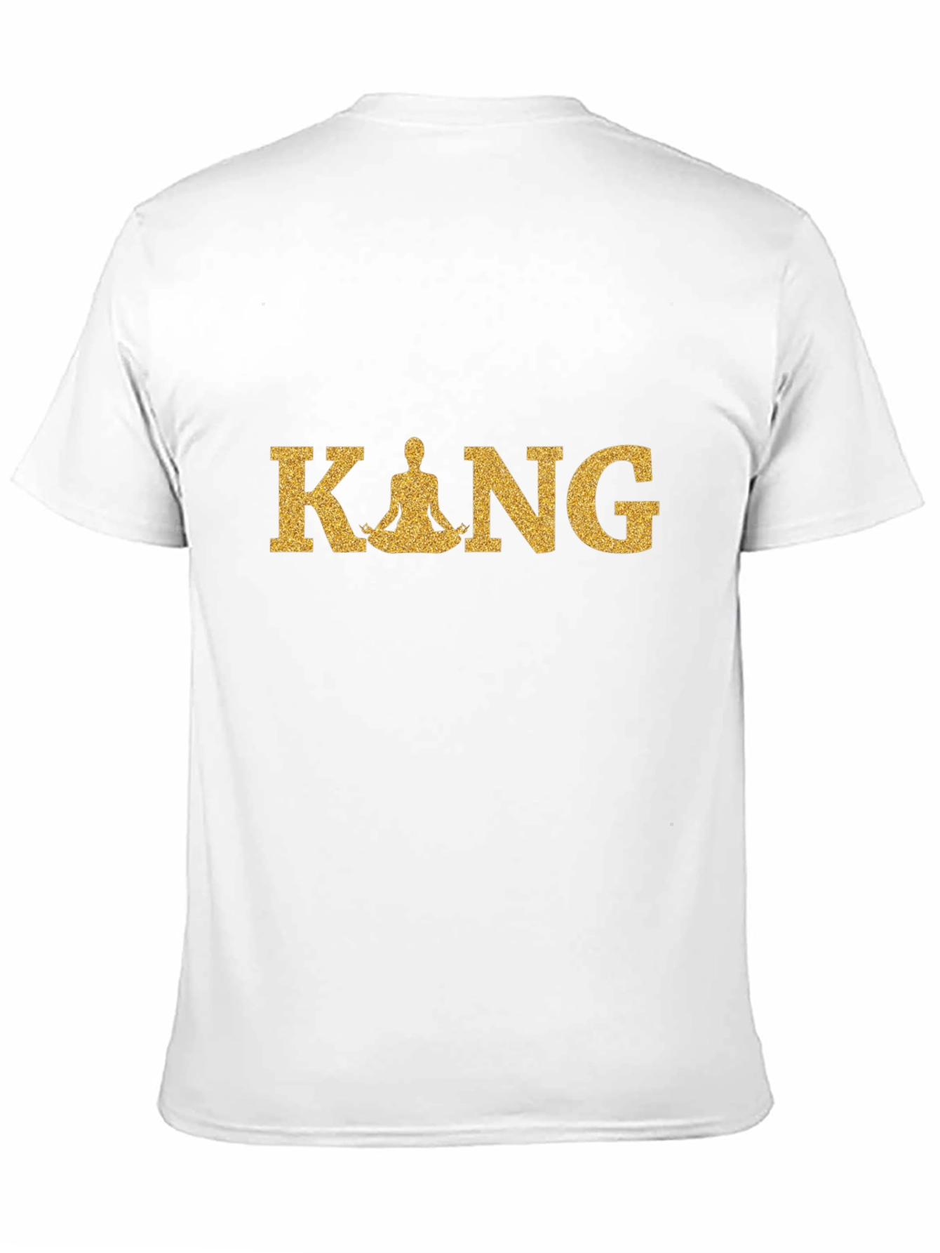 Meditative King Black T-Shirt
