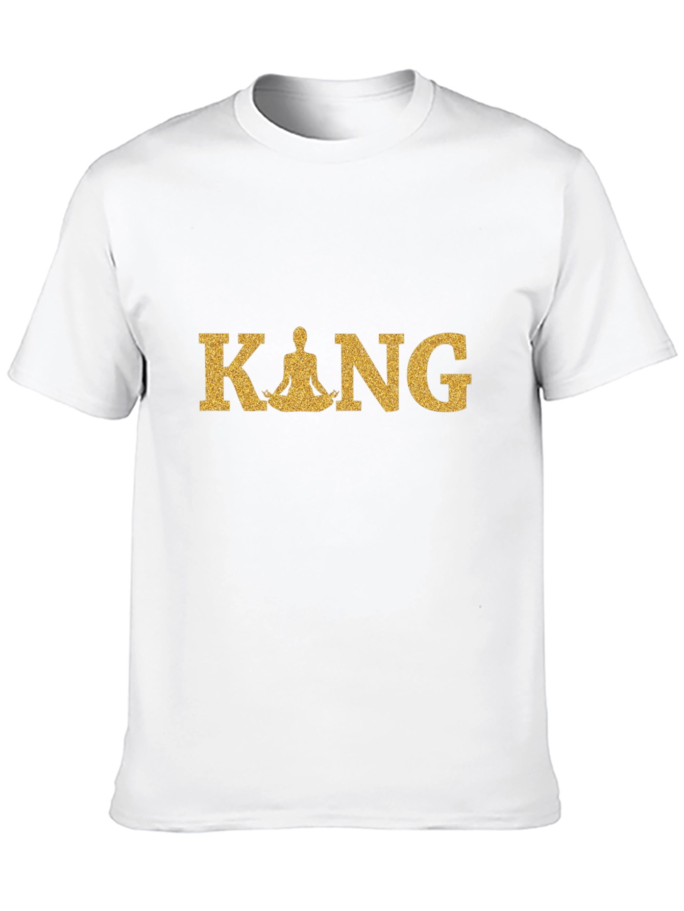 Meditative King Black T-Shirt
