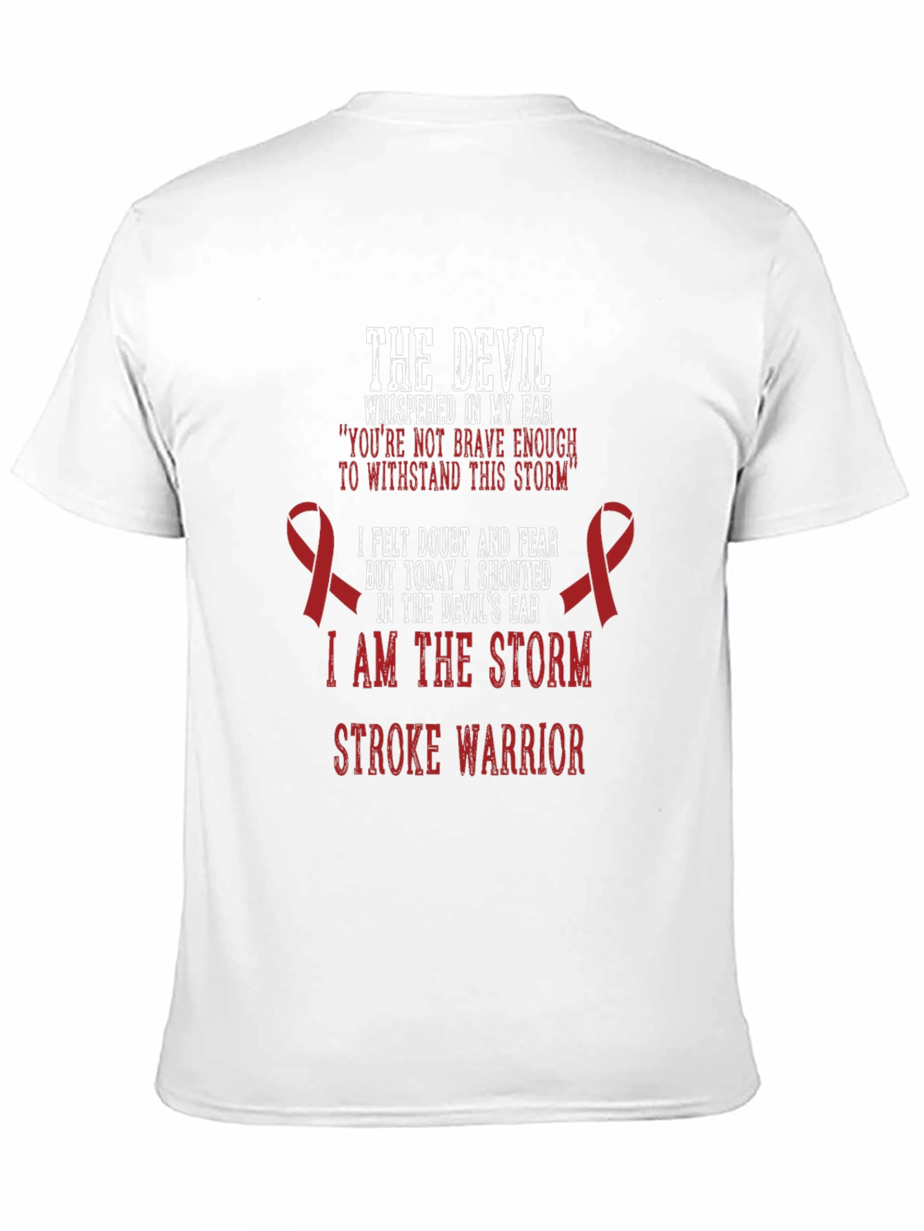 Stroke Warrior T-Shirt - Inspirational Design