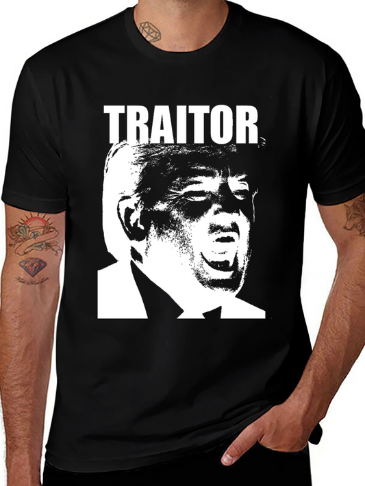 Traitor Graphic Tee - Political Statement T-Shirt