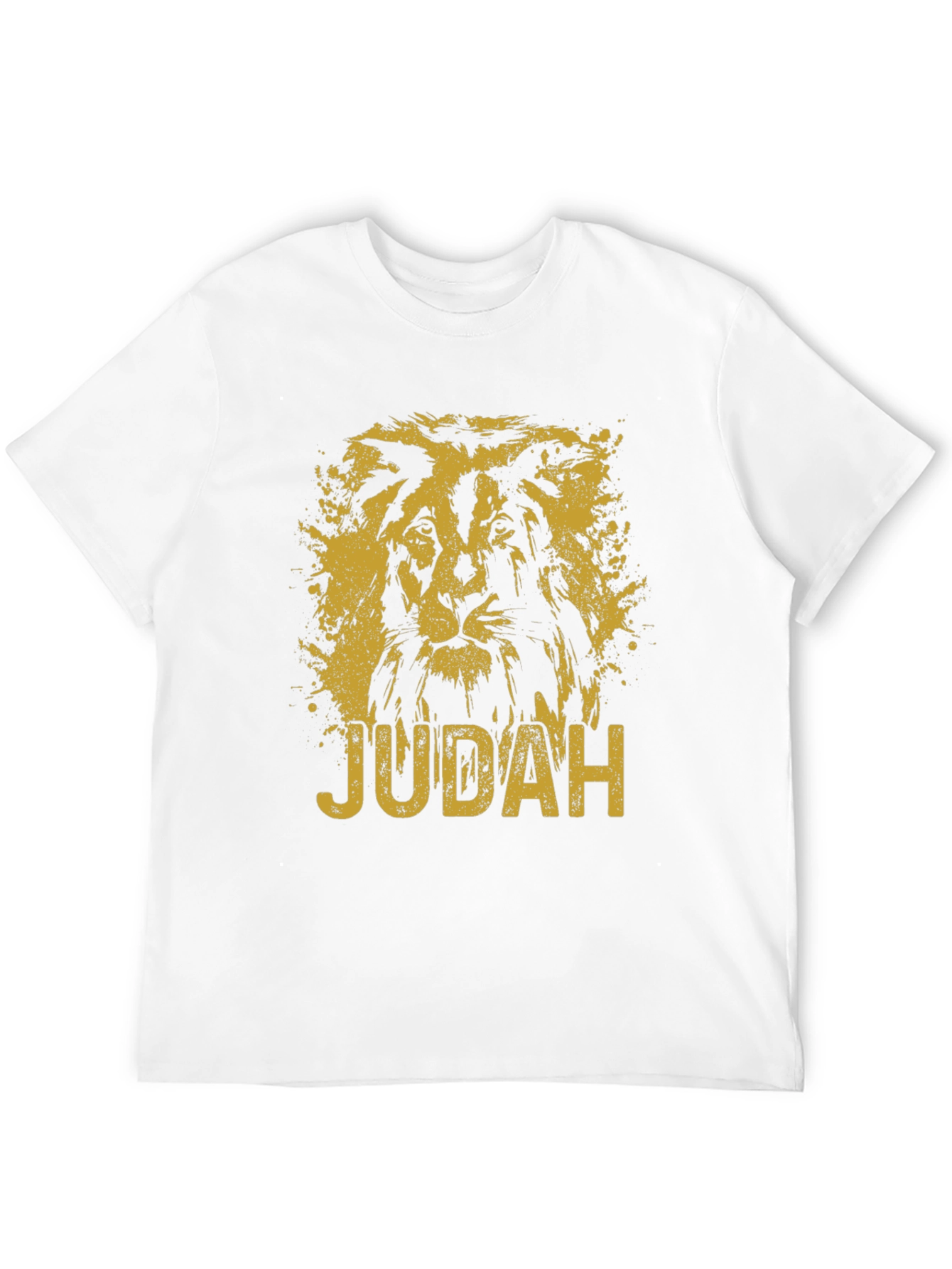 Lion of Judah Graphic Tee - Black Cotton T-Shirt