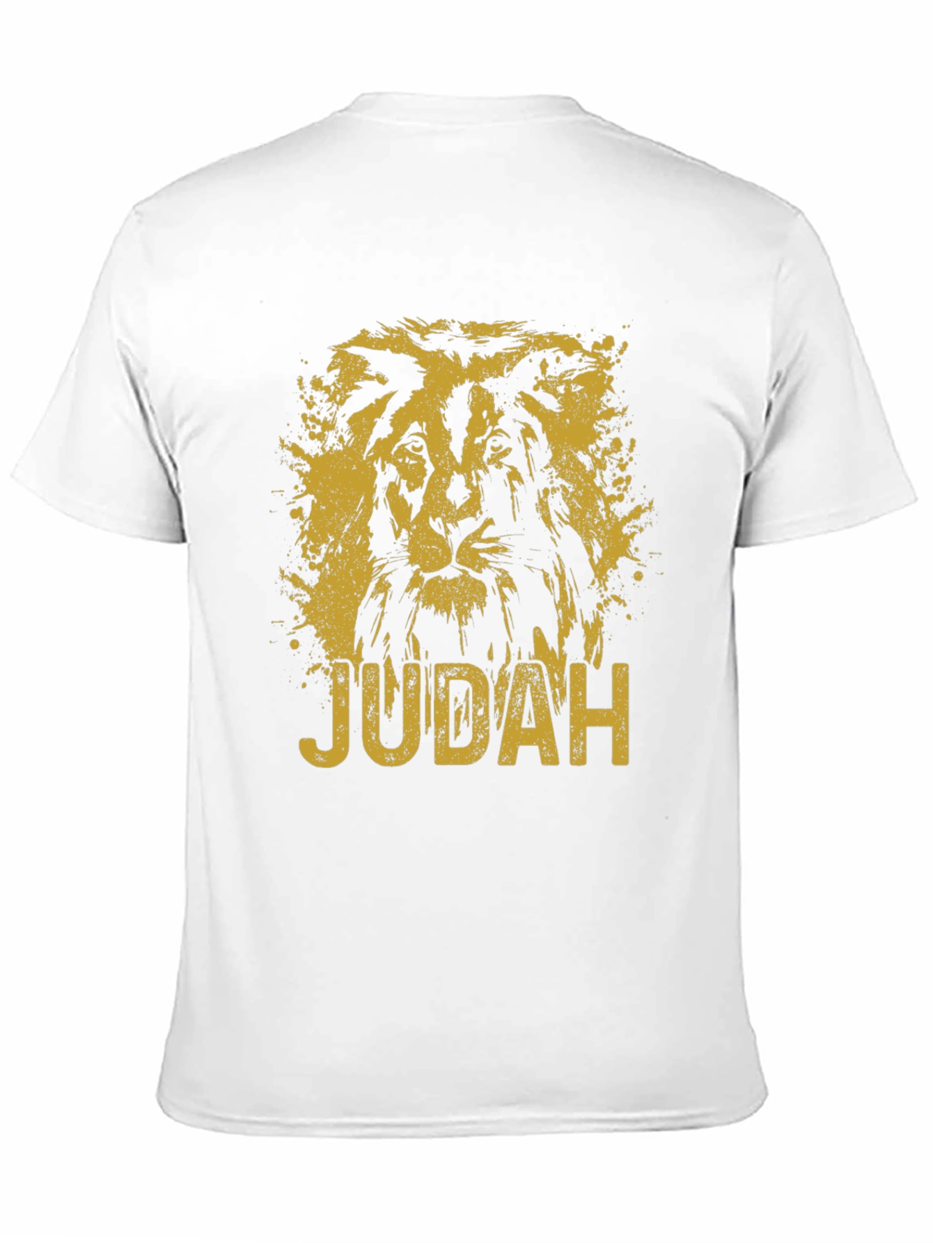 Lion of Judah Graphic Tee - Black Cotton T-Shirt