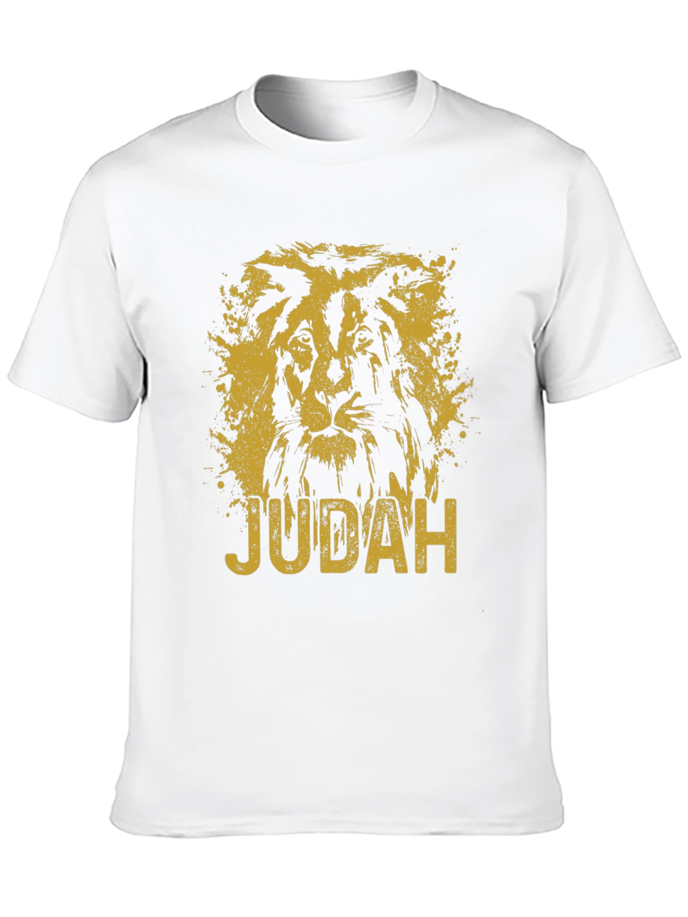 Lion of Judah Graphic Tee - Black Cotton T-Shirt