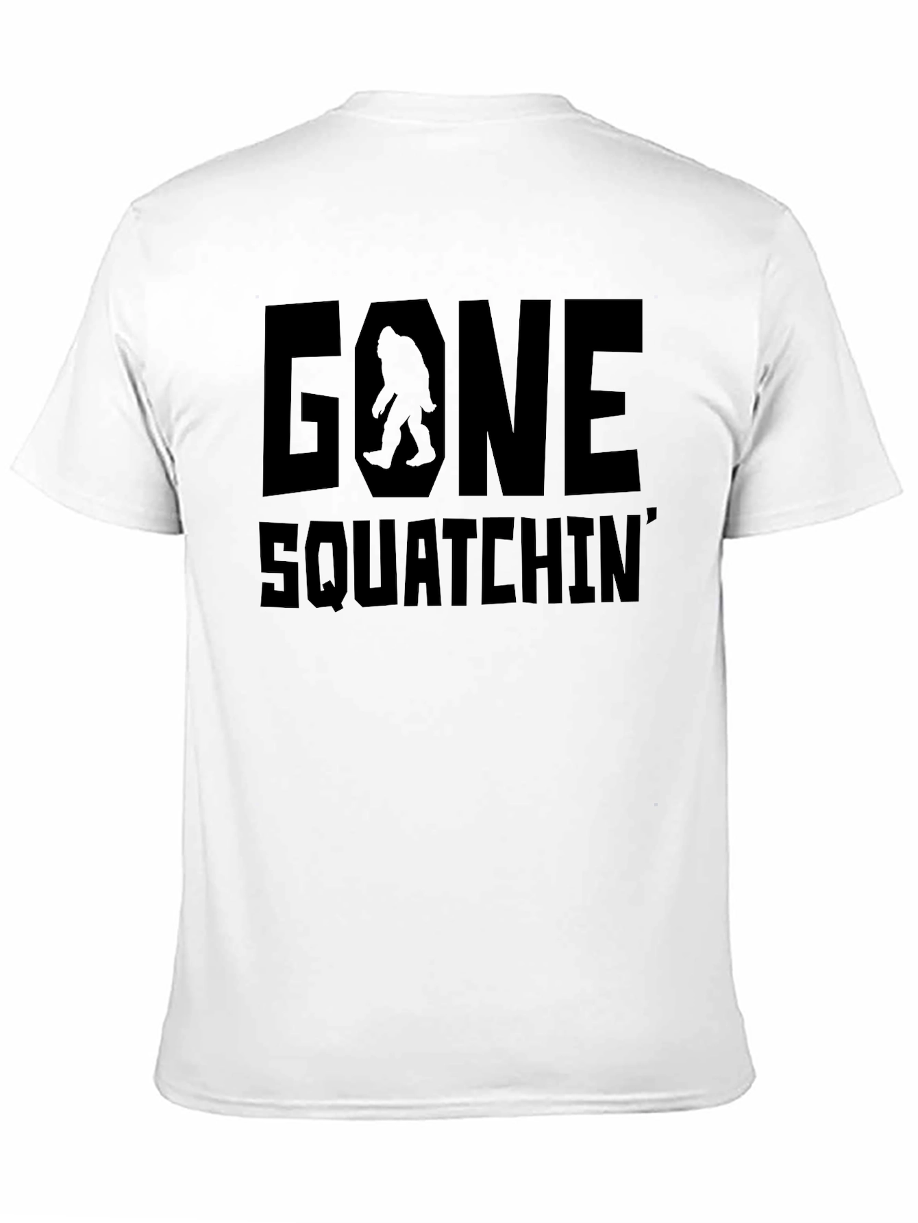 Gone Squatchin Bigfoot Graphic Tee