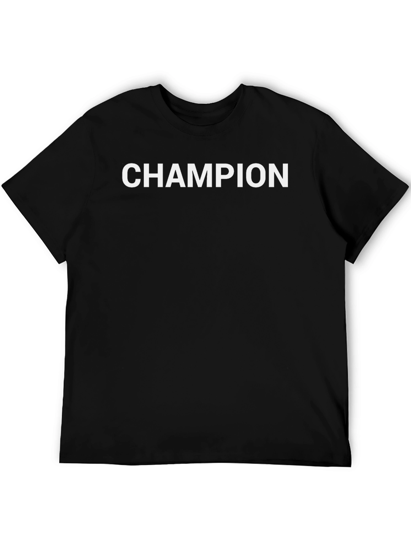Champion Graphic Tee - Classic Black T-Shirt