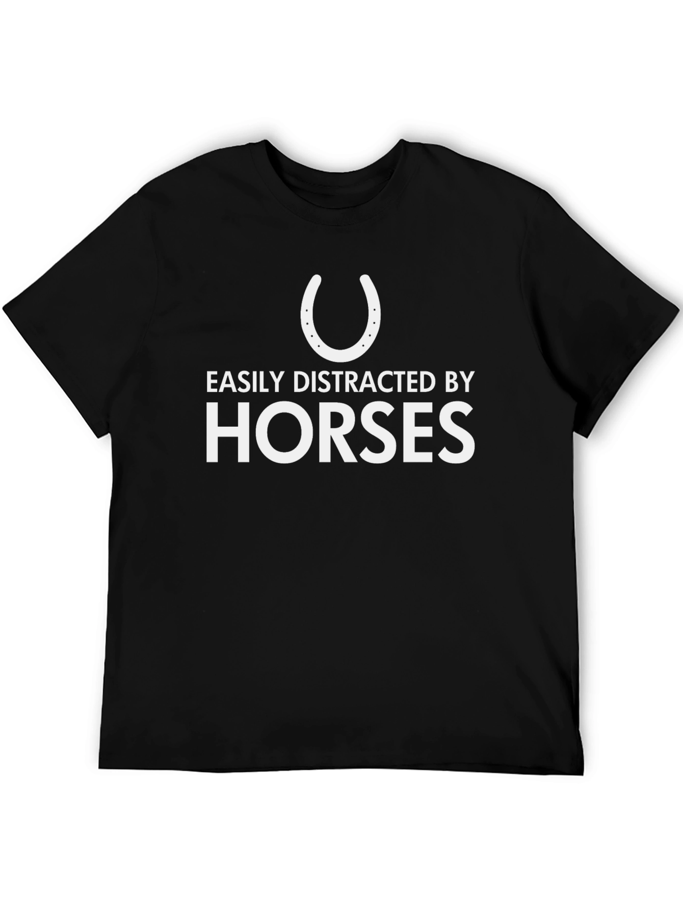 Easily Distracted by Horses Graphic Tee